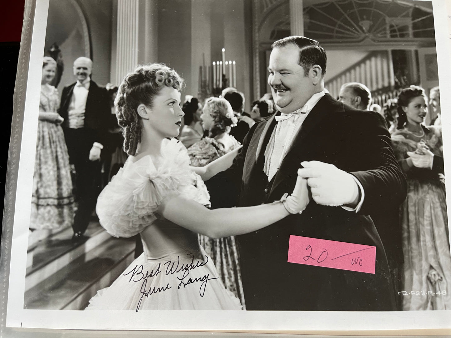 JUNE LANG, autograph