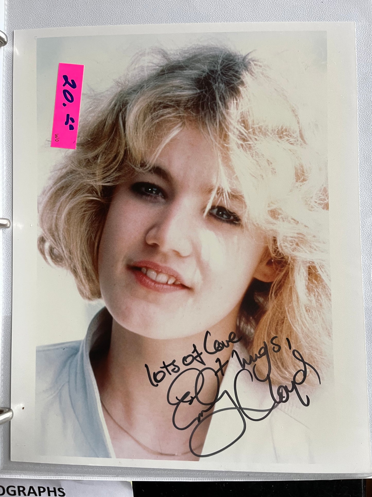 EMILY LLOYD, autograph