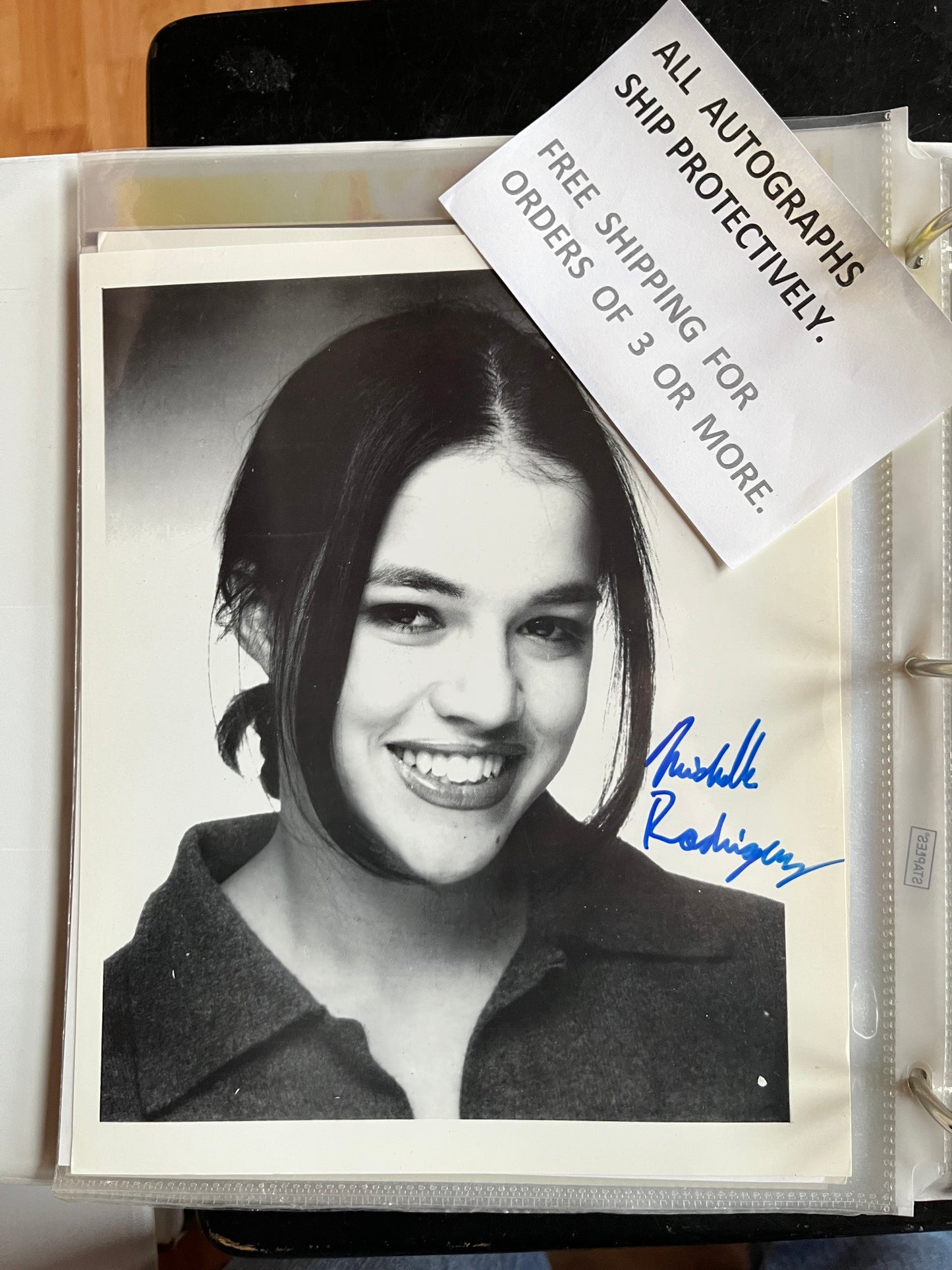 MICHELLE RODRIGUEZ, autograph