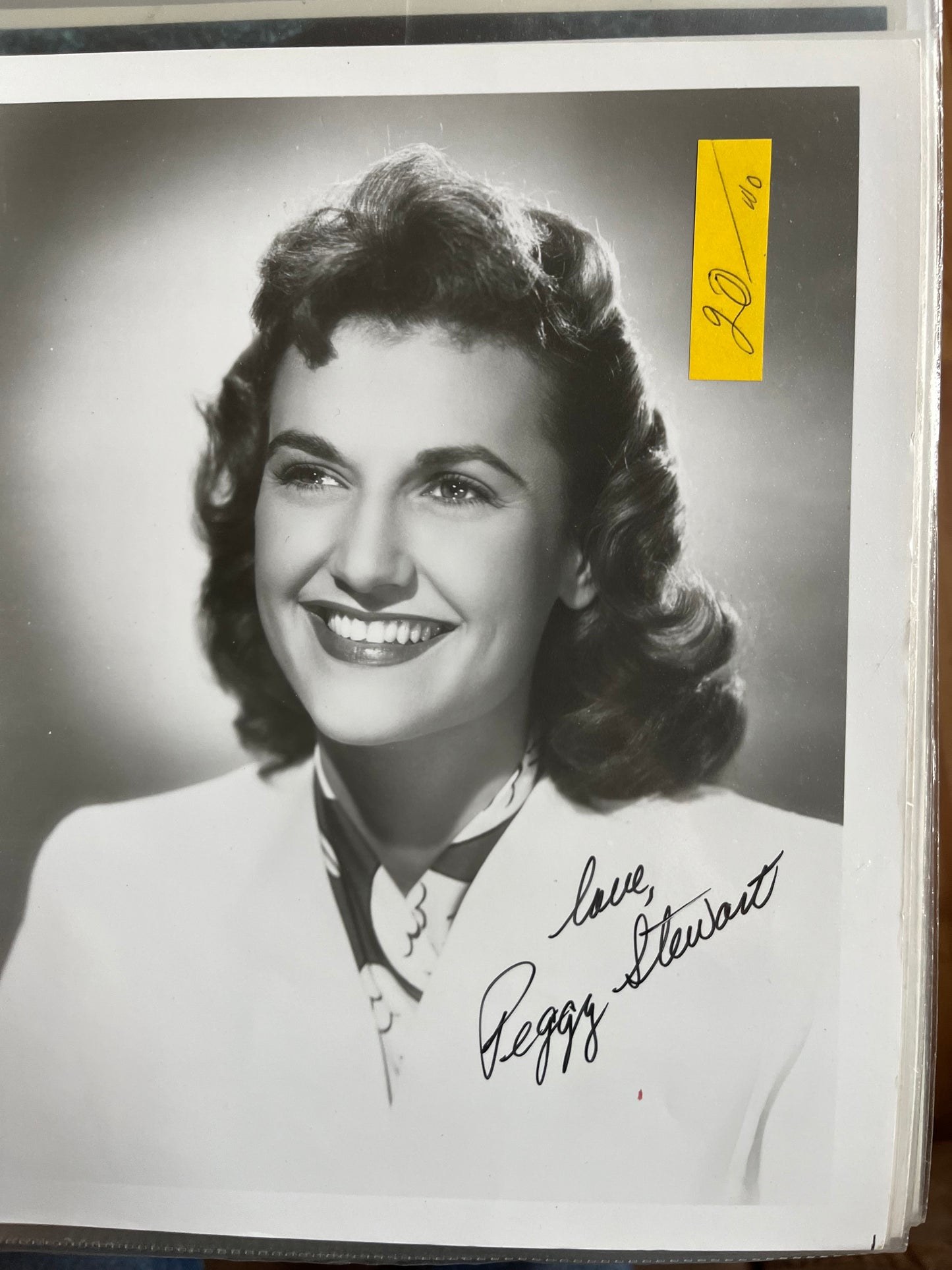 PEGGY STEWART, autograph