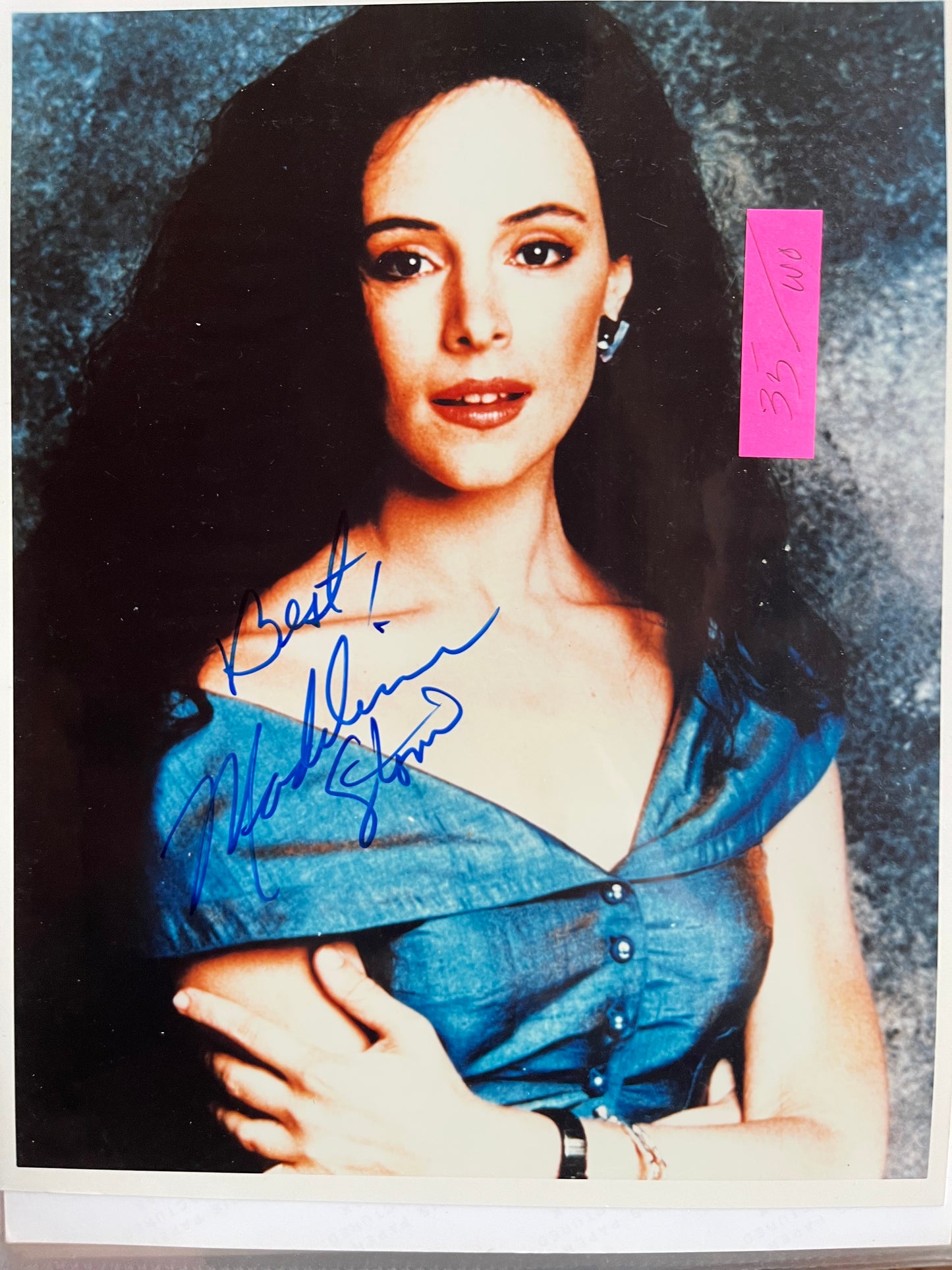 MADELINE STOWE, autograph