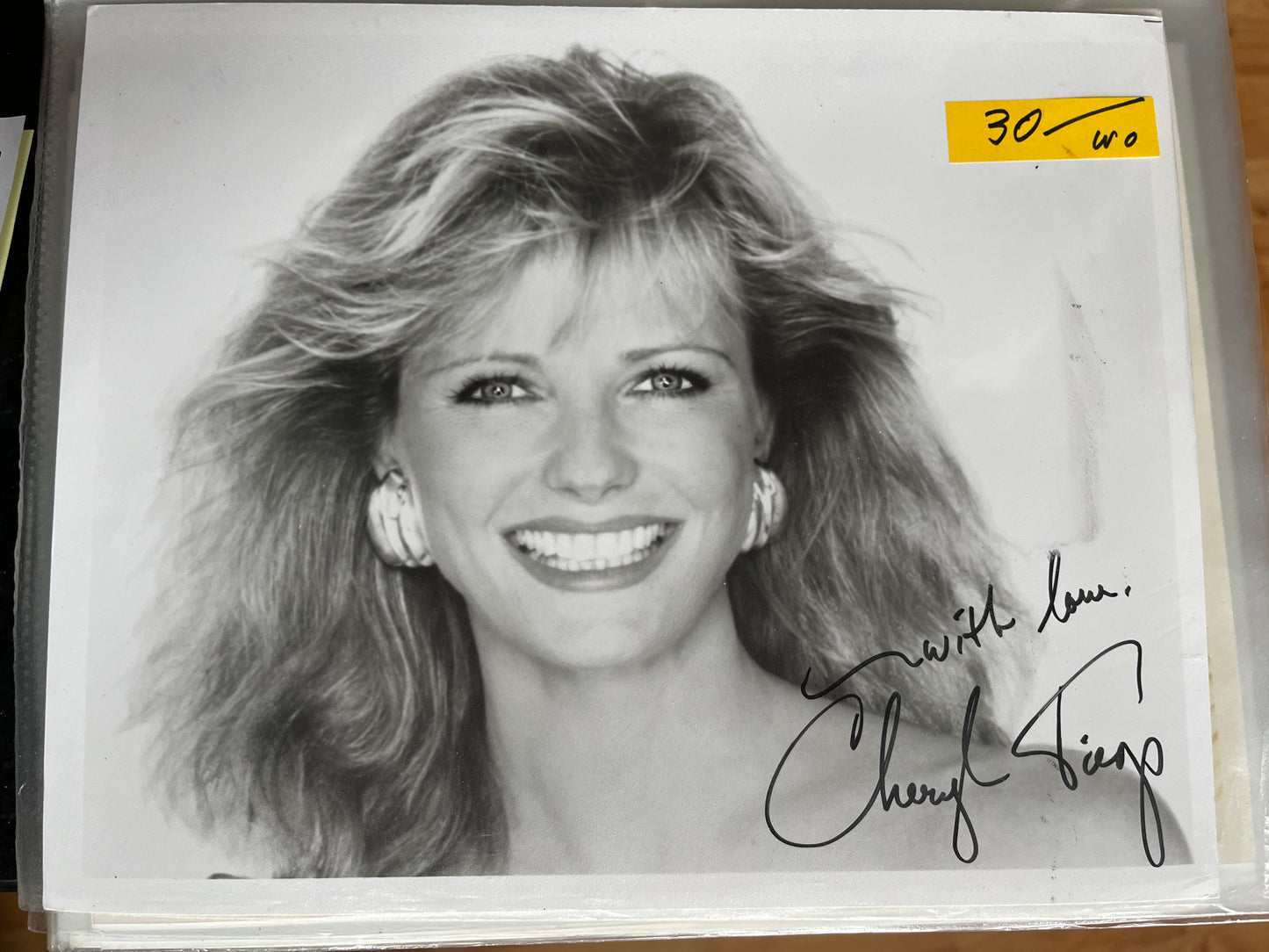 CHERYL TIEGS, autograph