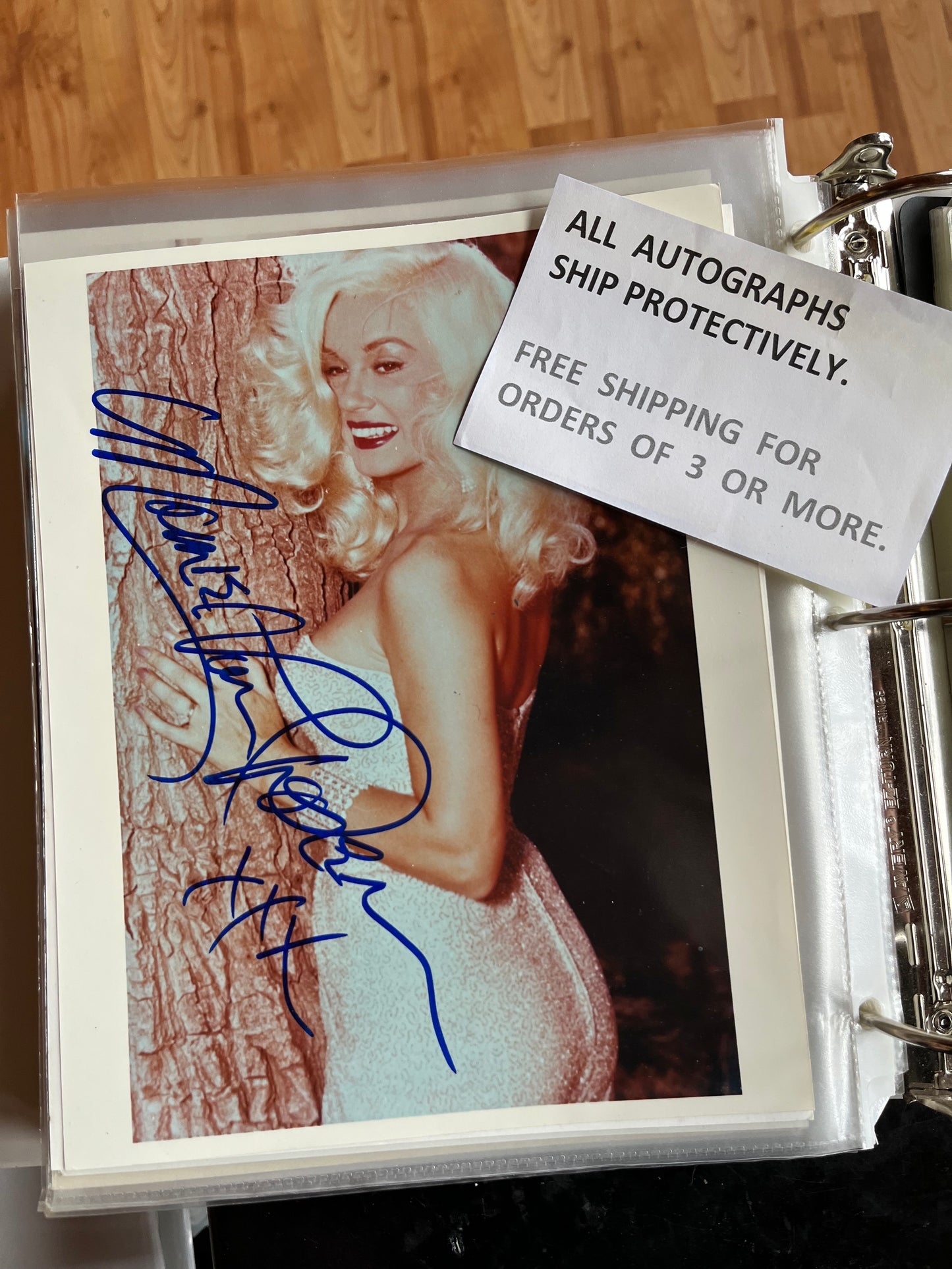 MAMIE VAN DOREN, autograph