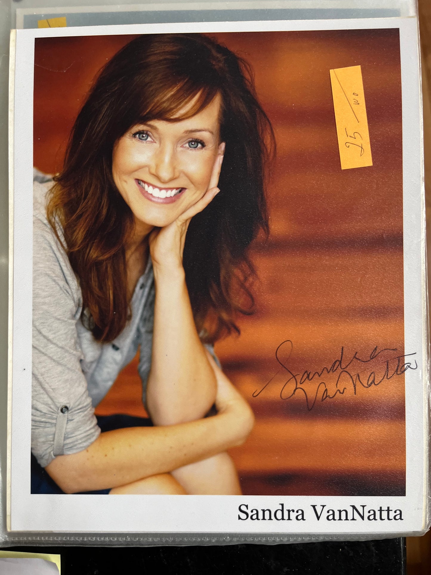 SANRDA VanNATTA, autograph