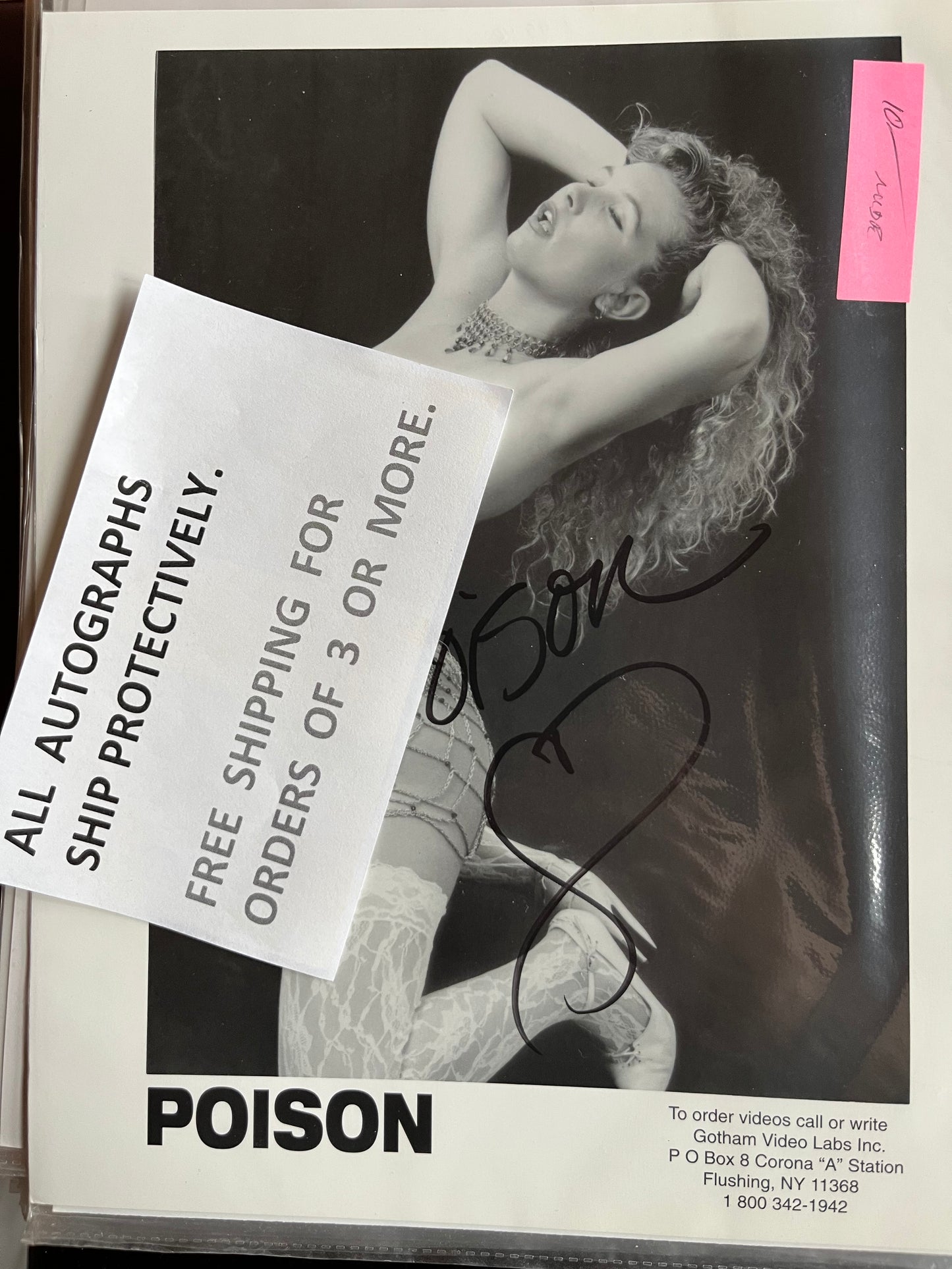 POISON, autograph