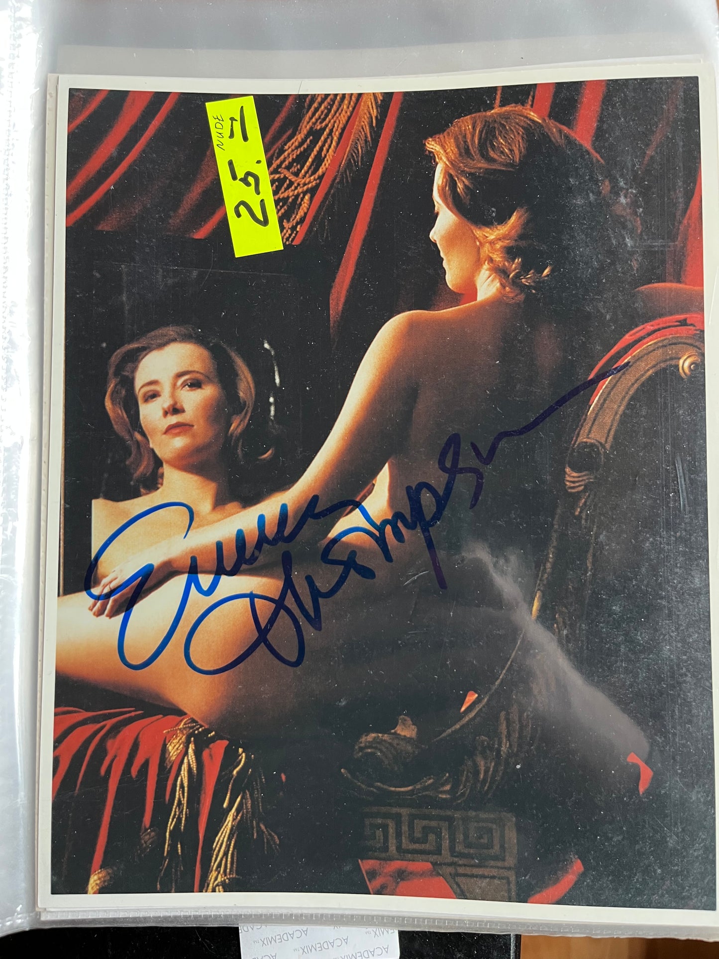 EMMA THOMPSON, autograph