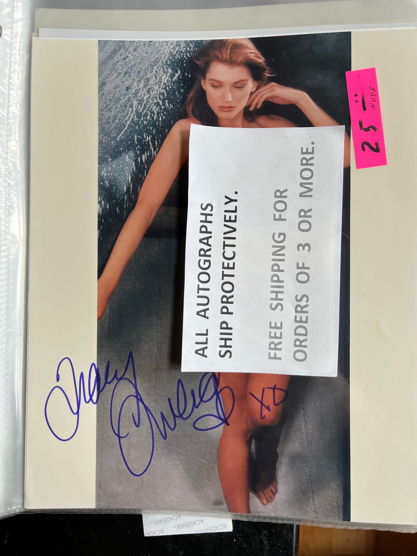 TRACY TWEED, Johnny Mnemonic, autograph