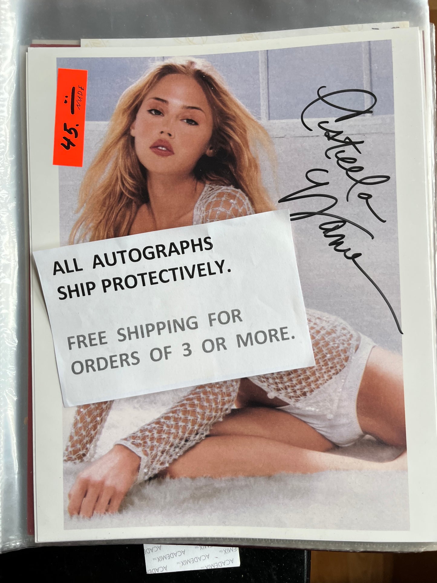 ESTELLA WARREN, autograph
