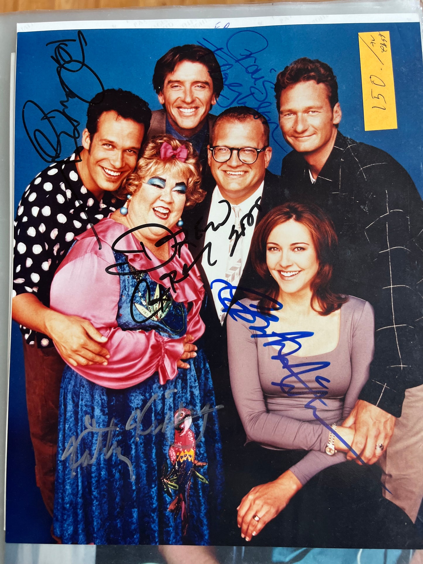 THE DREW CAREY SHOW, TV cast photos, autographs