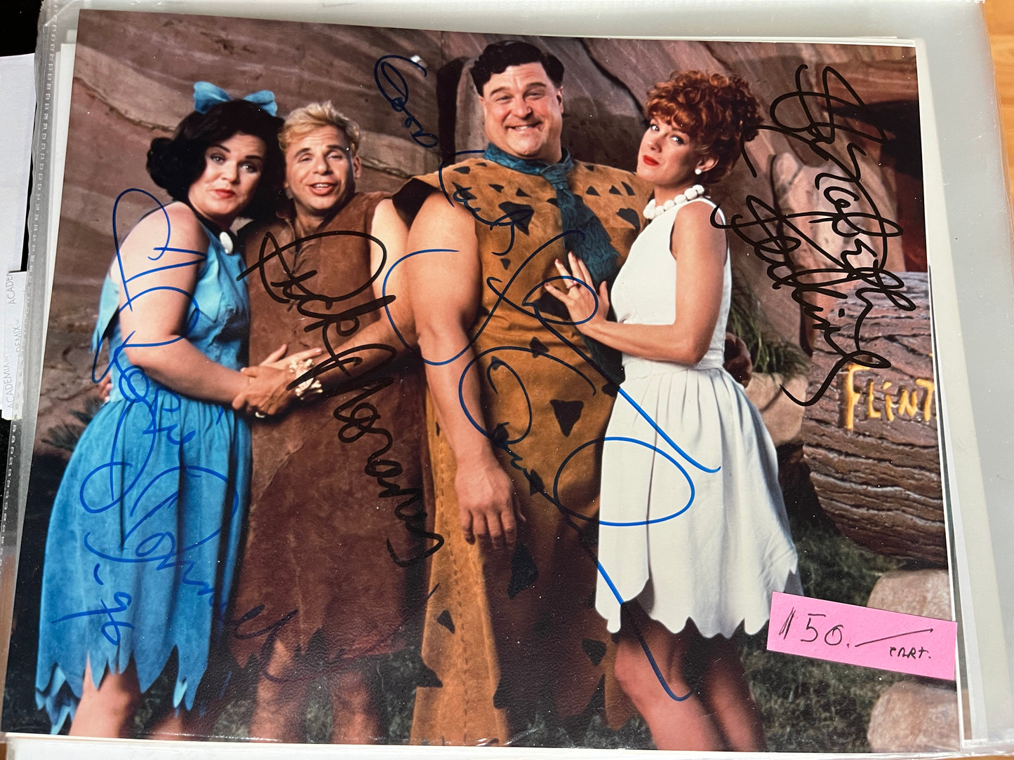 THE FLINTSTONES, cast photo, autographs