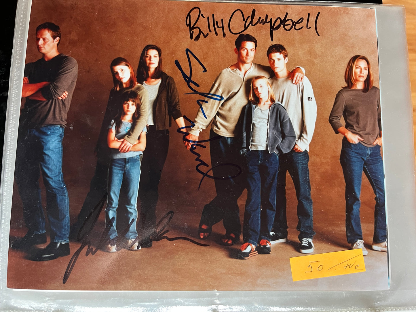 ONCE AND AGAIN, TV cast photo autographs