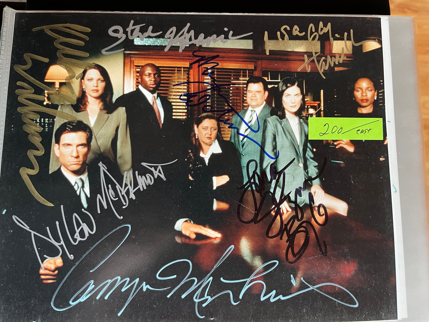 THE PRACTICE, TV cast autographs
