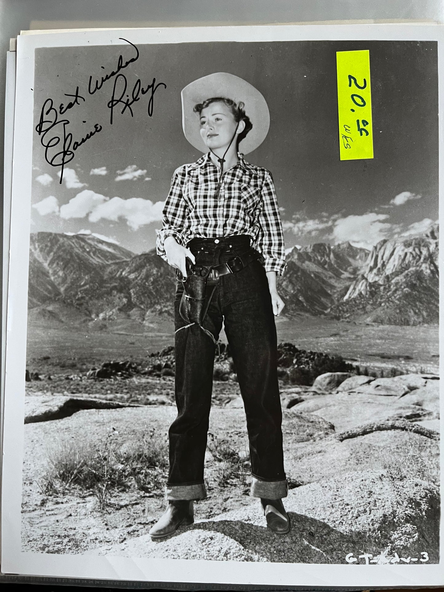 ELAINE RILEY, autograph