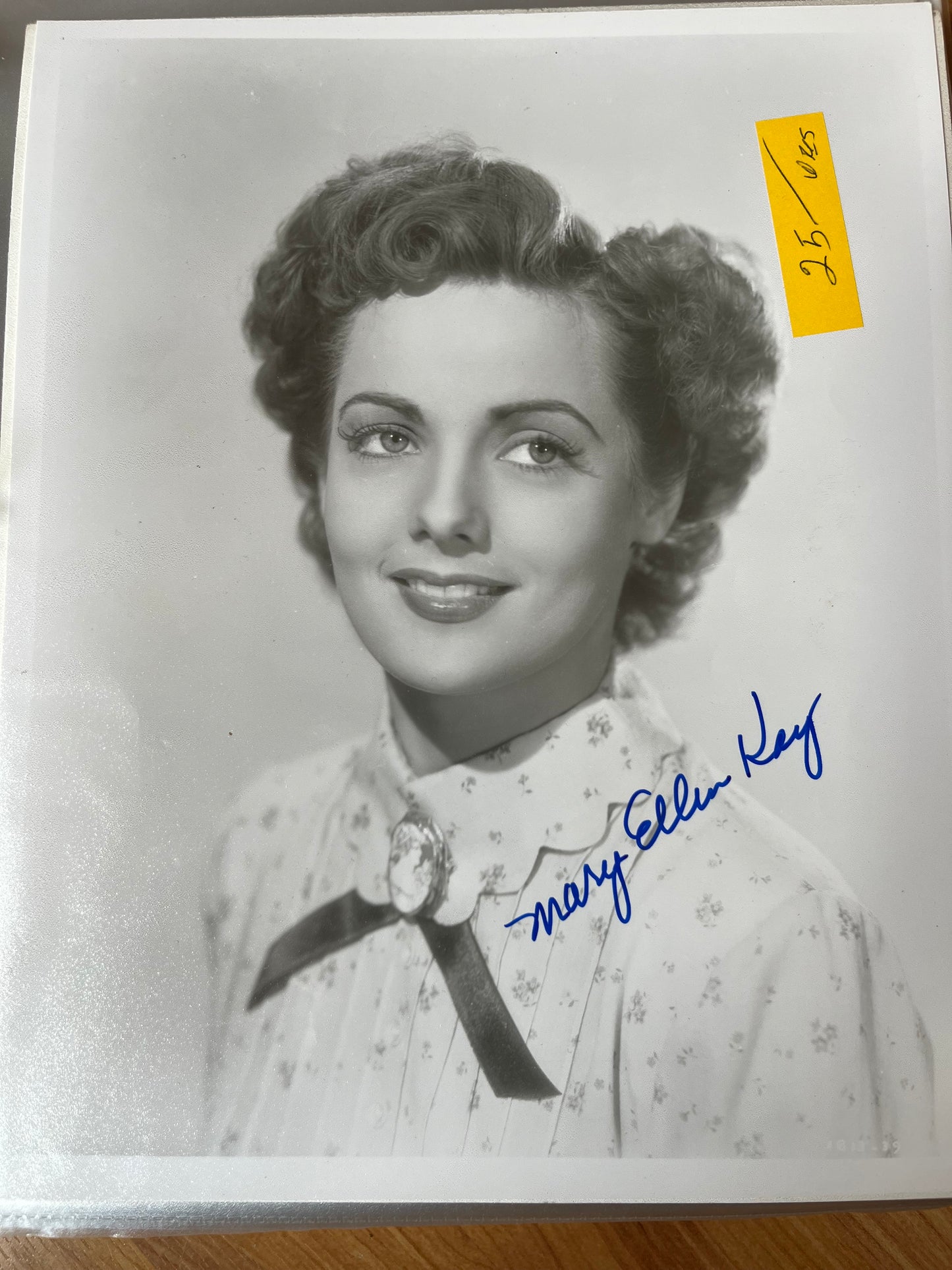 MARY ELLEN KAY, autograph