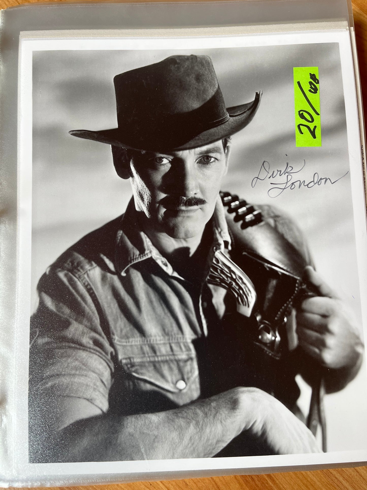 DIRK LONDON, autograph