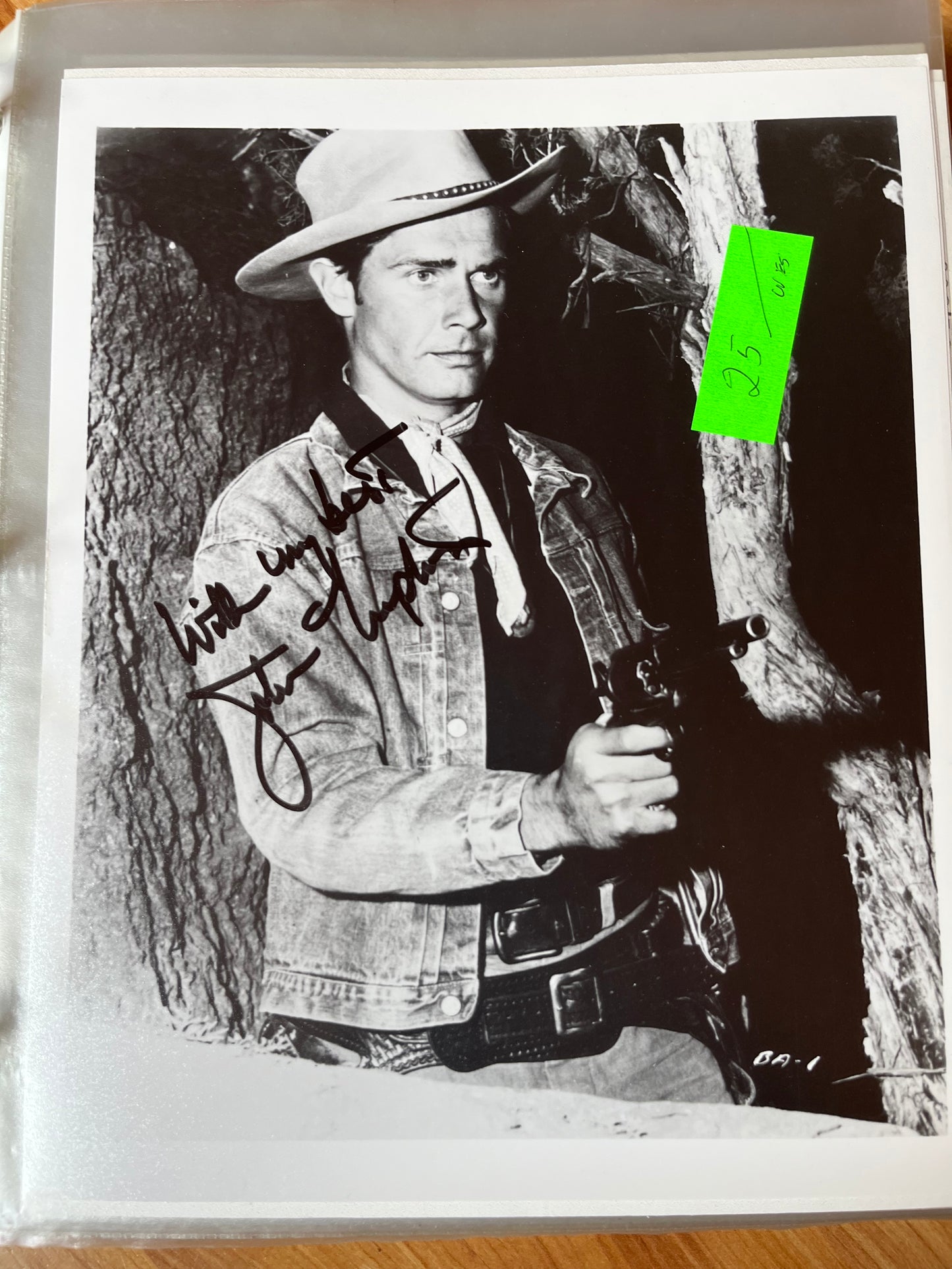 JOHN LUPTON, autograph