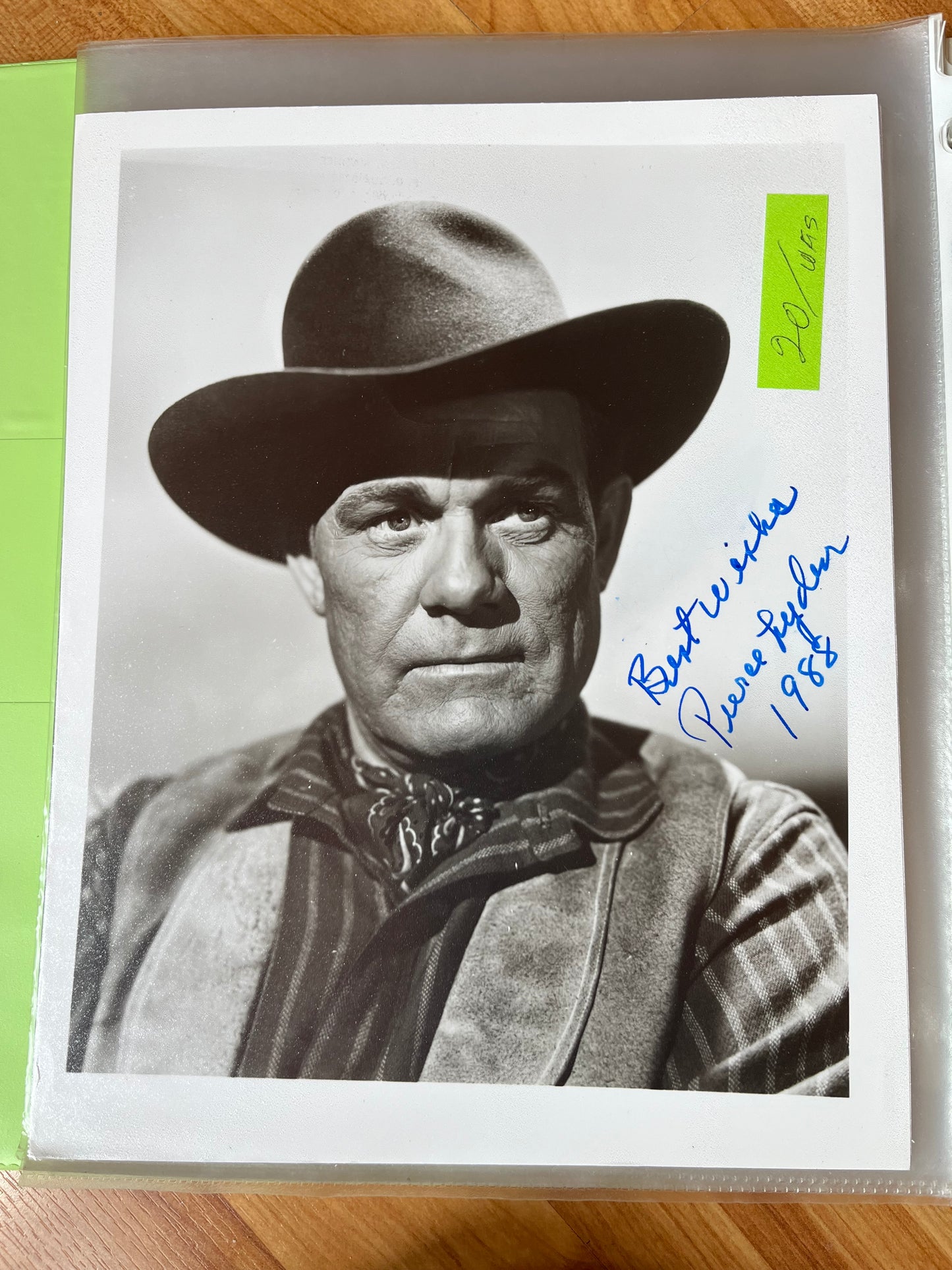 PIERCE LYDEN, autograph