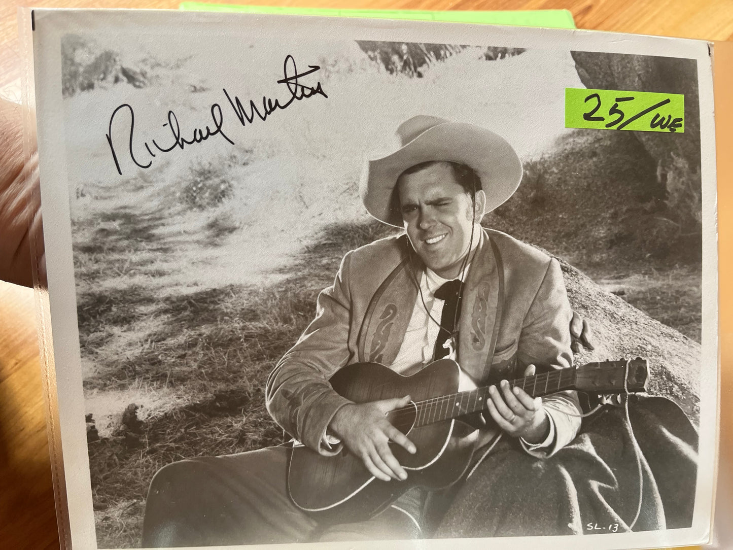 RICHARD MARTIN, autograph