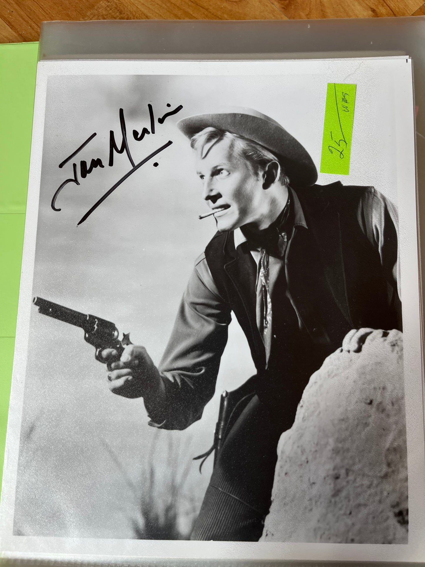 JAN MERLIN, autograph