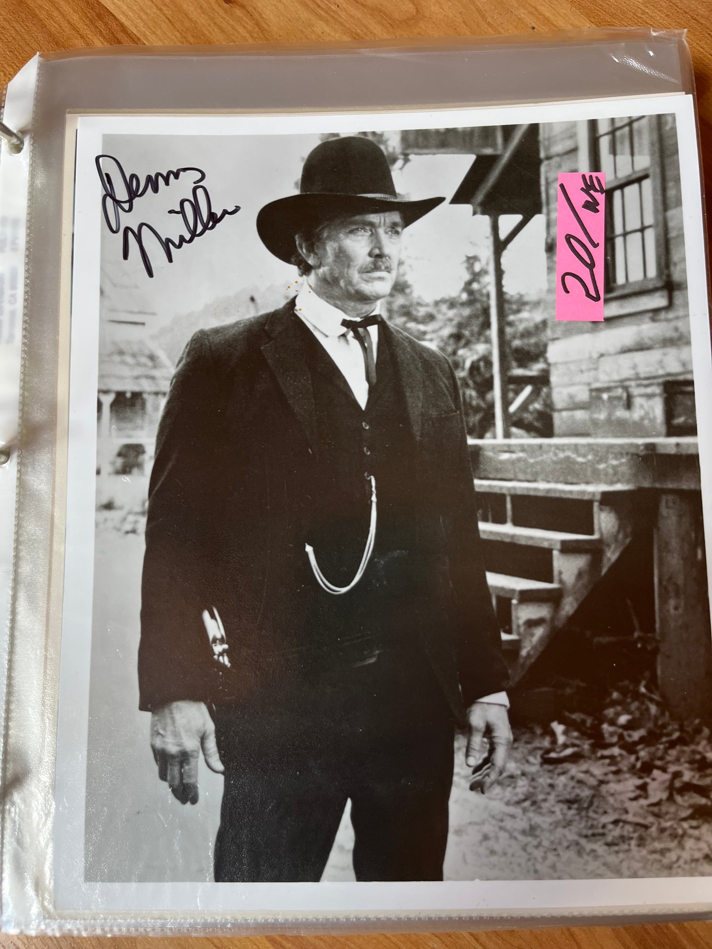 DENNY MILLER, autograph