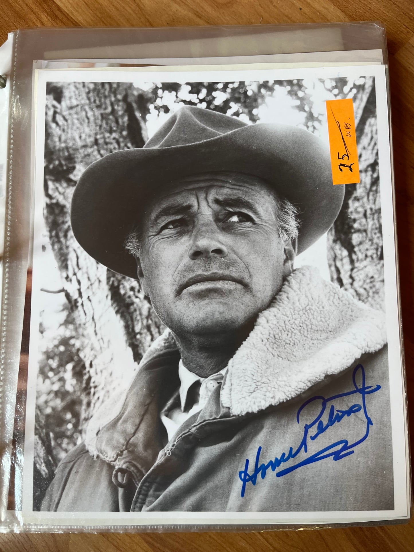 HOUSE PETERS, JR. autograph