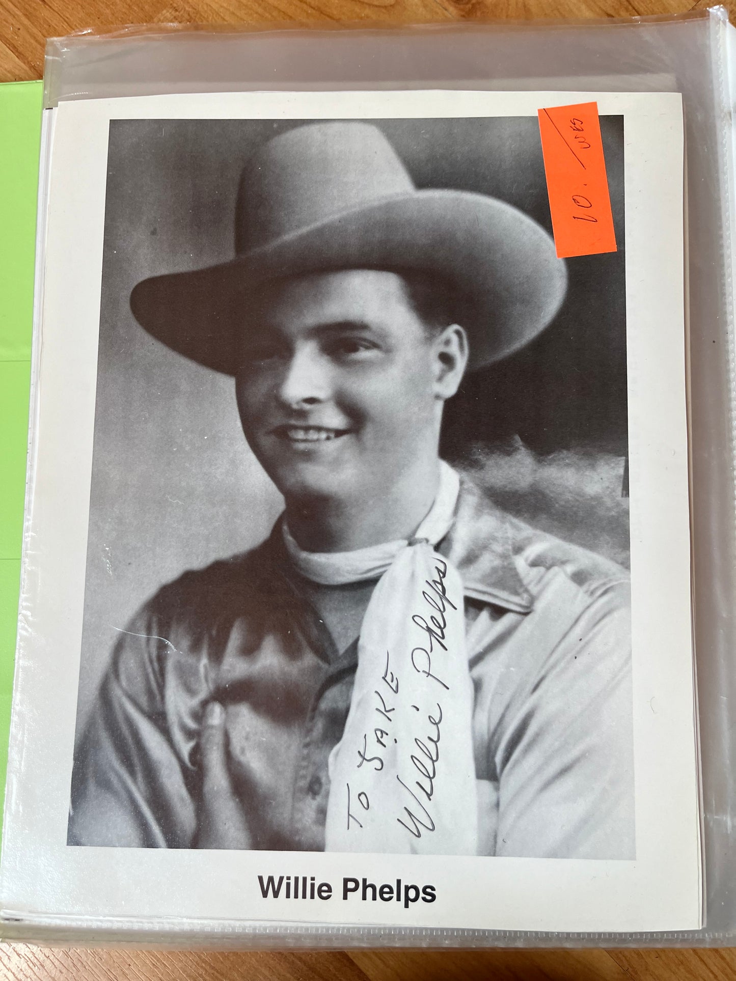 WILLIE PHELPS, autograph