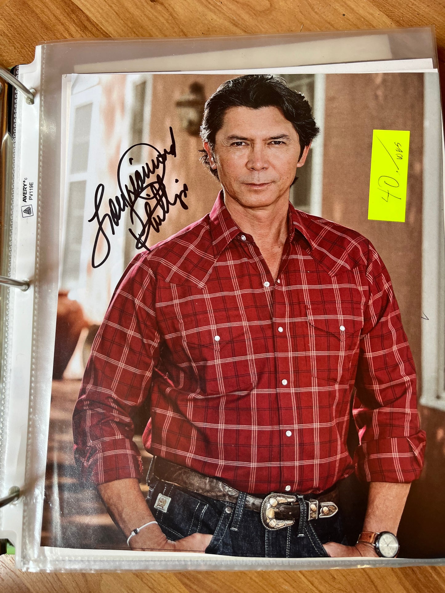 LOU DIAMOND PHILLIPS, autograph