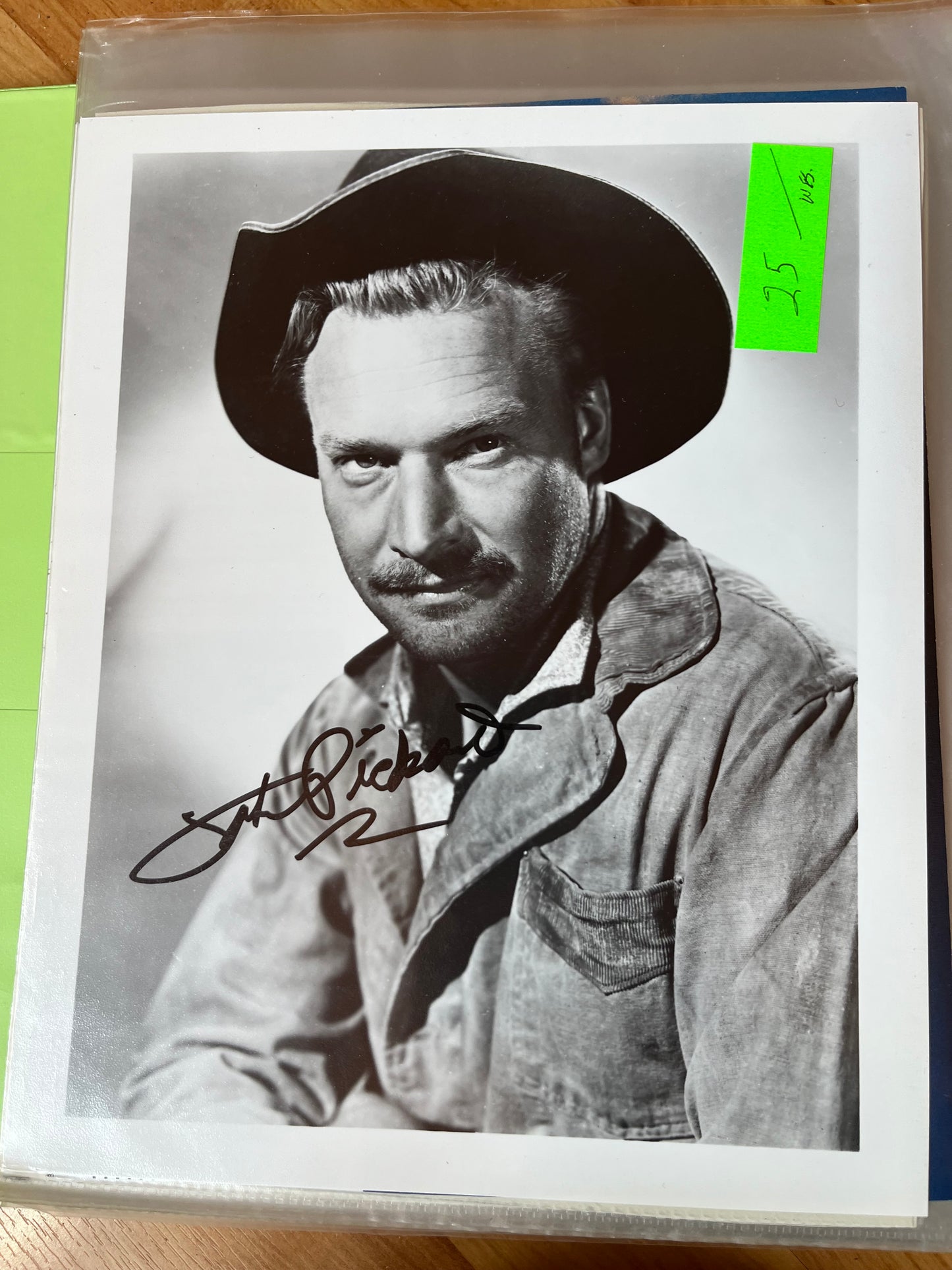 JOHN PICKARD, autograph