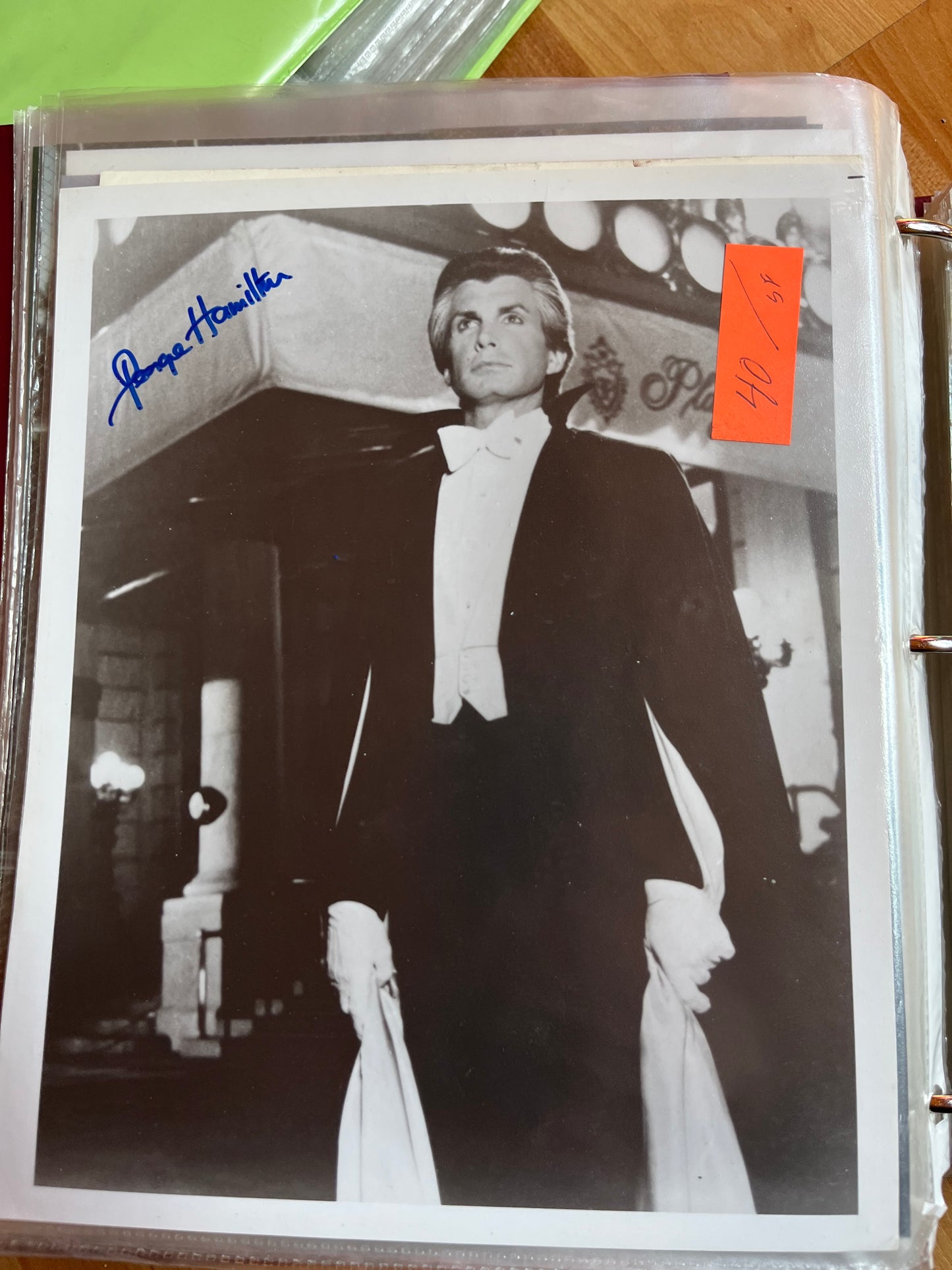 GEORGE HAMILTON, autograph