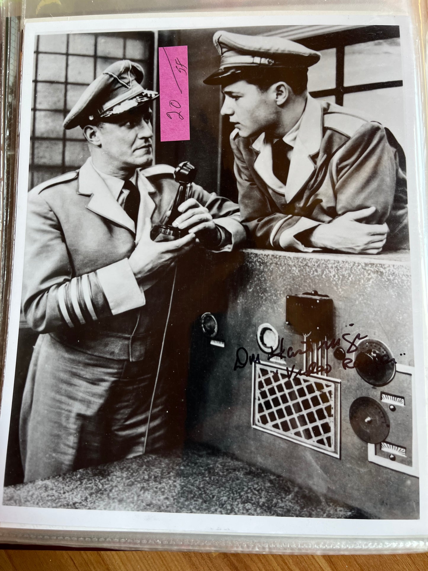 DON HASTINGS, Captain Video, autograph