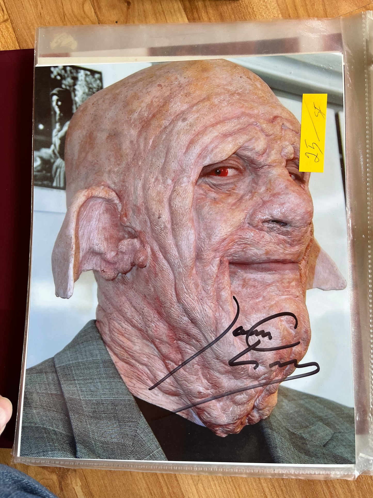 JAMES LEARY, autograph