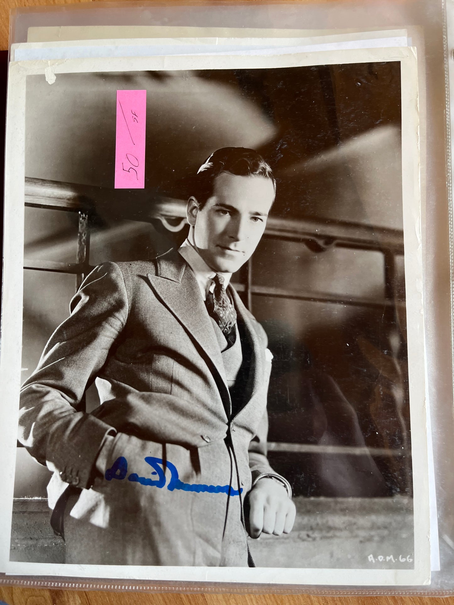 DAVID MANNERS, autograph