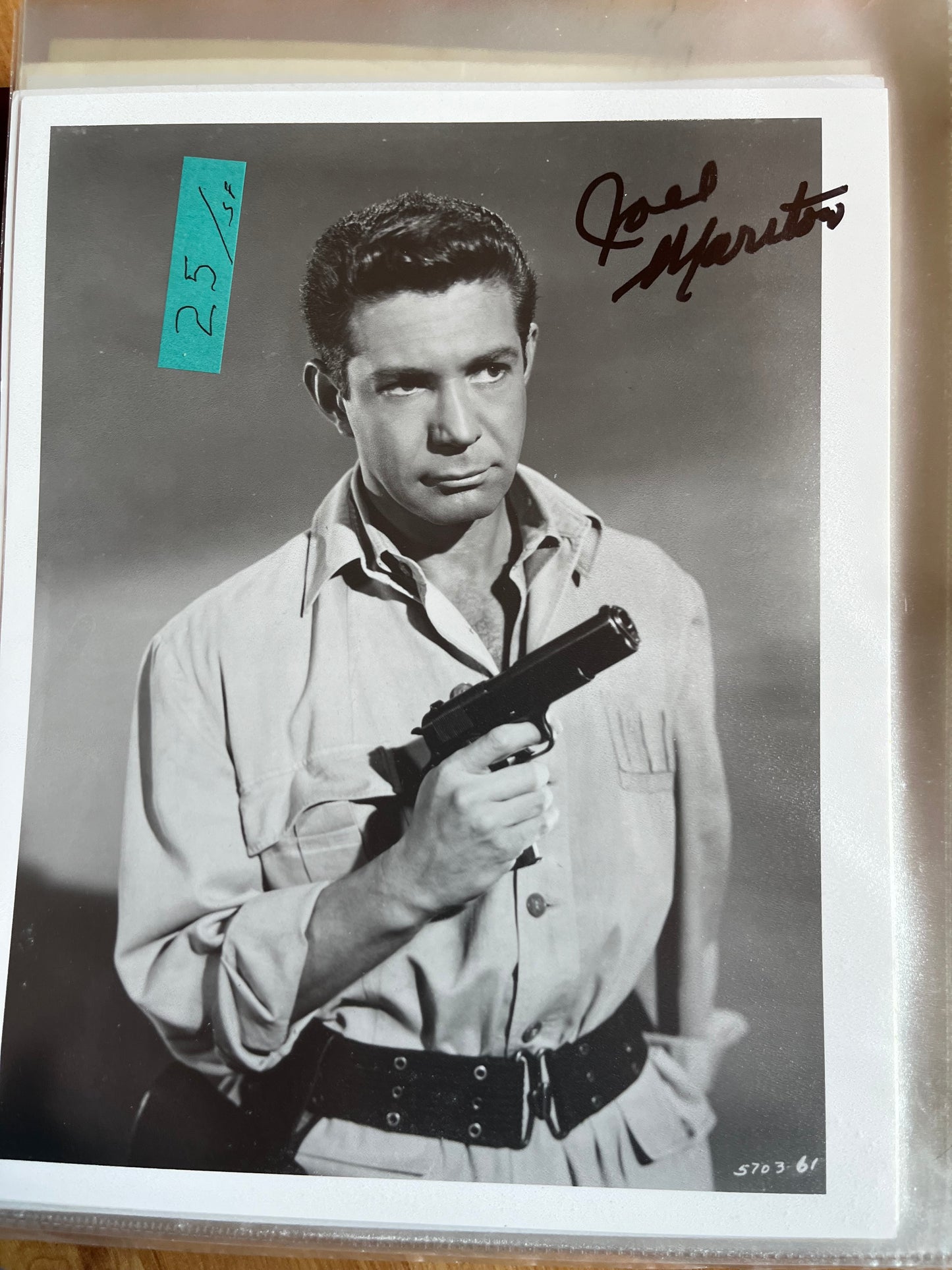 JOEL MARSTON, autograph