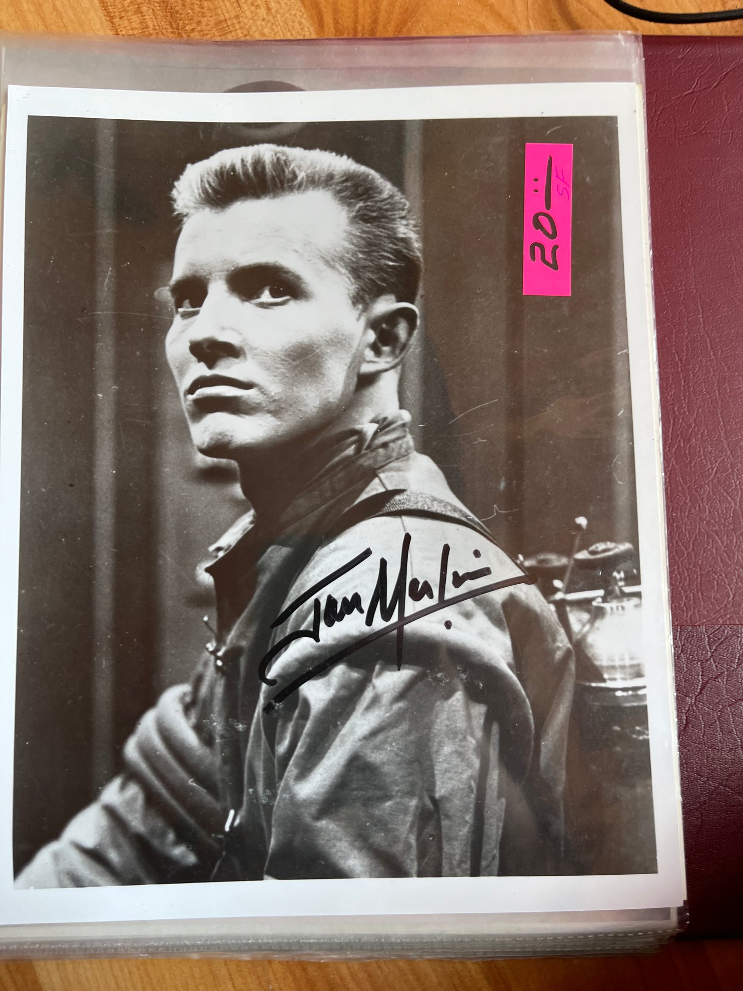 JAN MERLIN, Tom Corbett, Space Cadet, autograph
