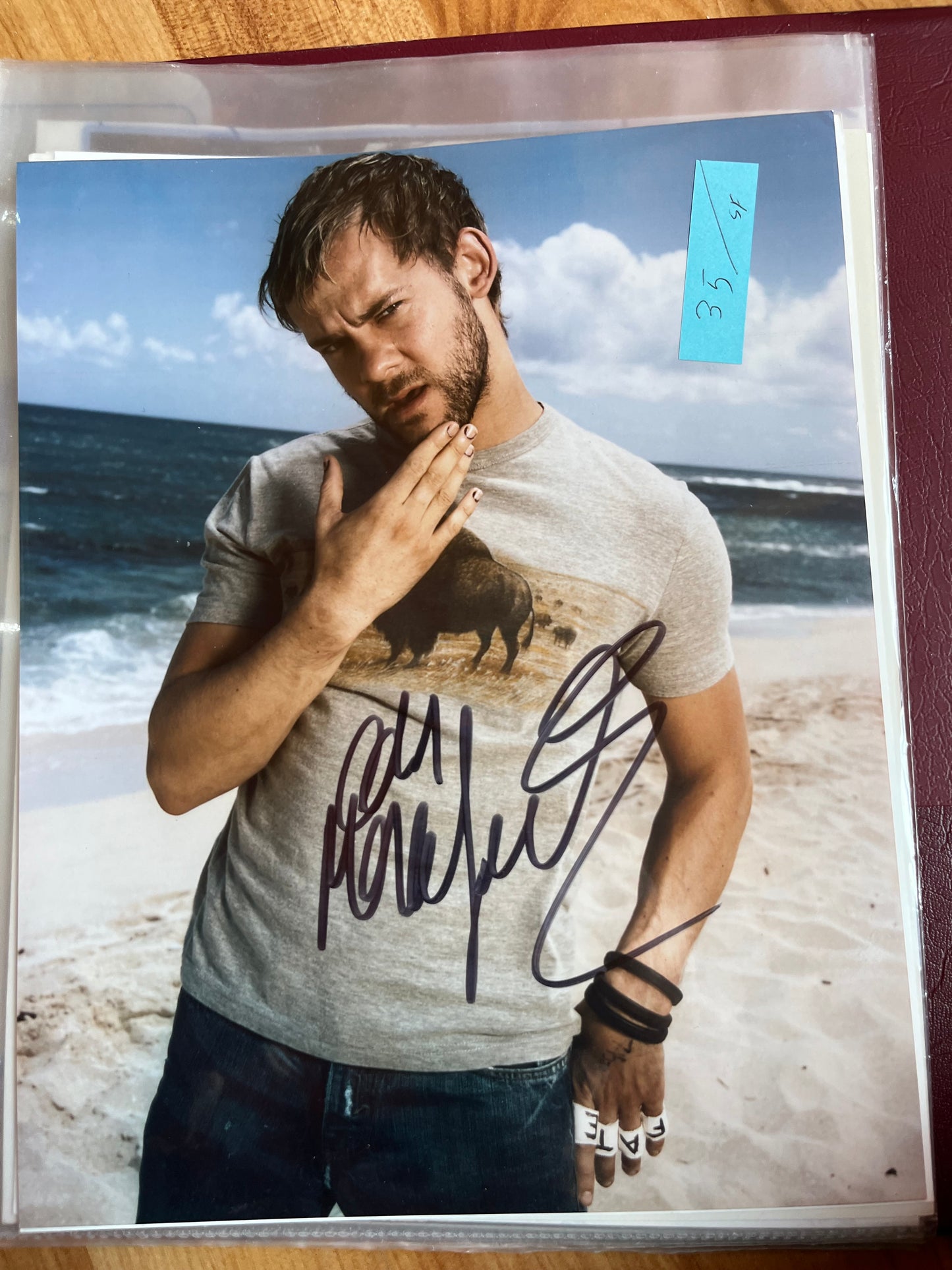 DOMINIC MONAGHAN, Lost, Autograph