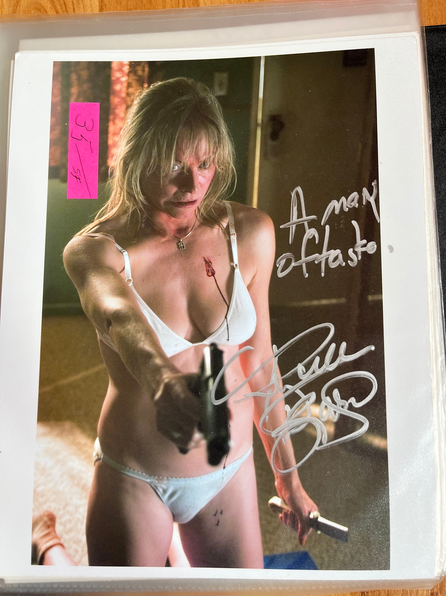 PRISCILLA BARNES, autograph