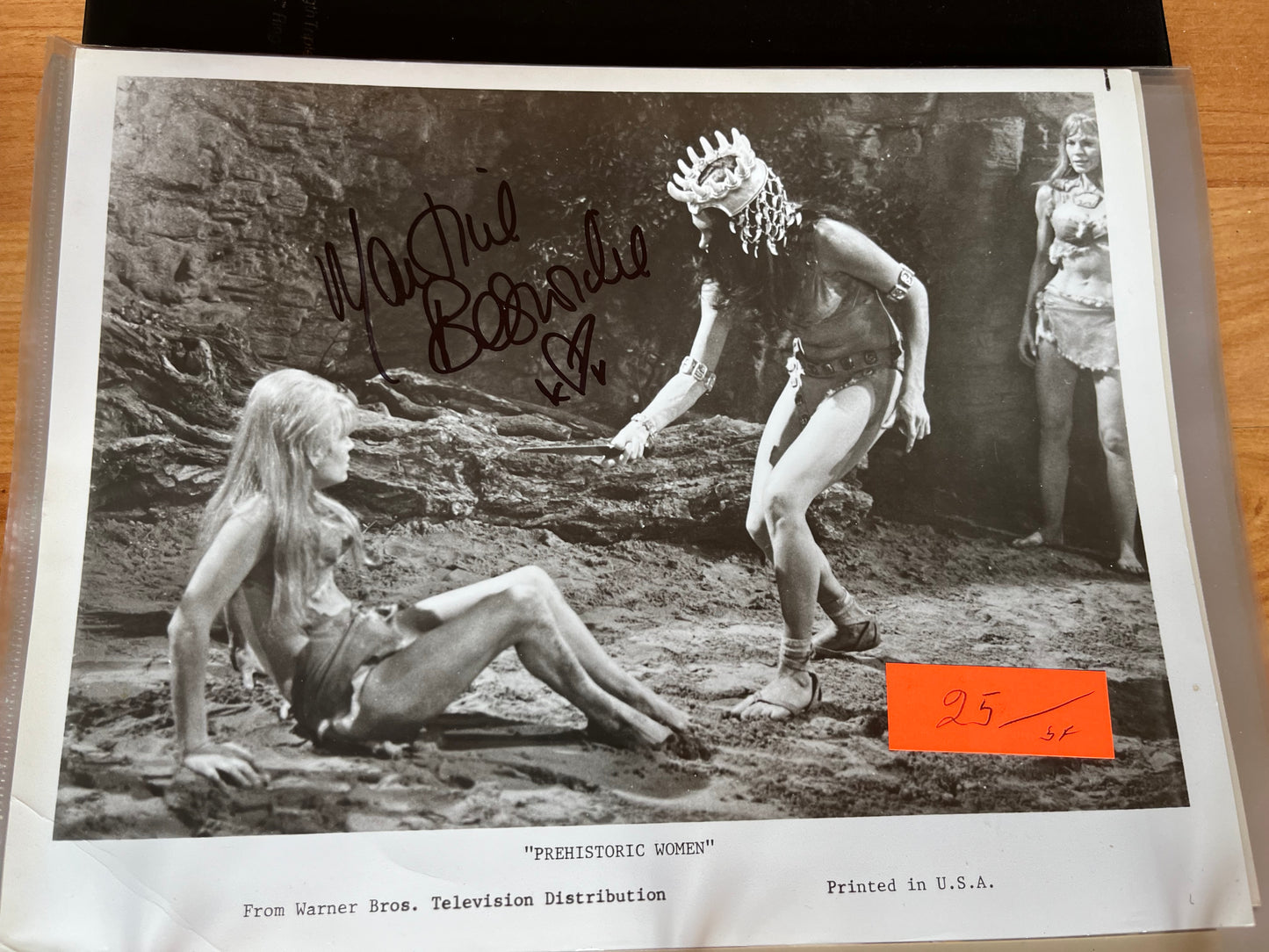 MARTINE BESWICK, Prehistoric Women, autograph