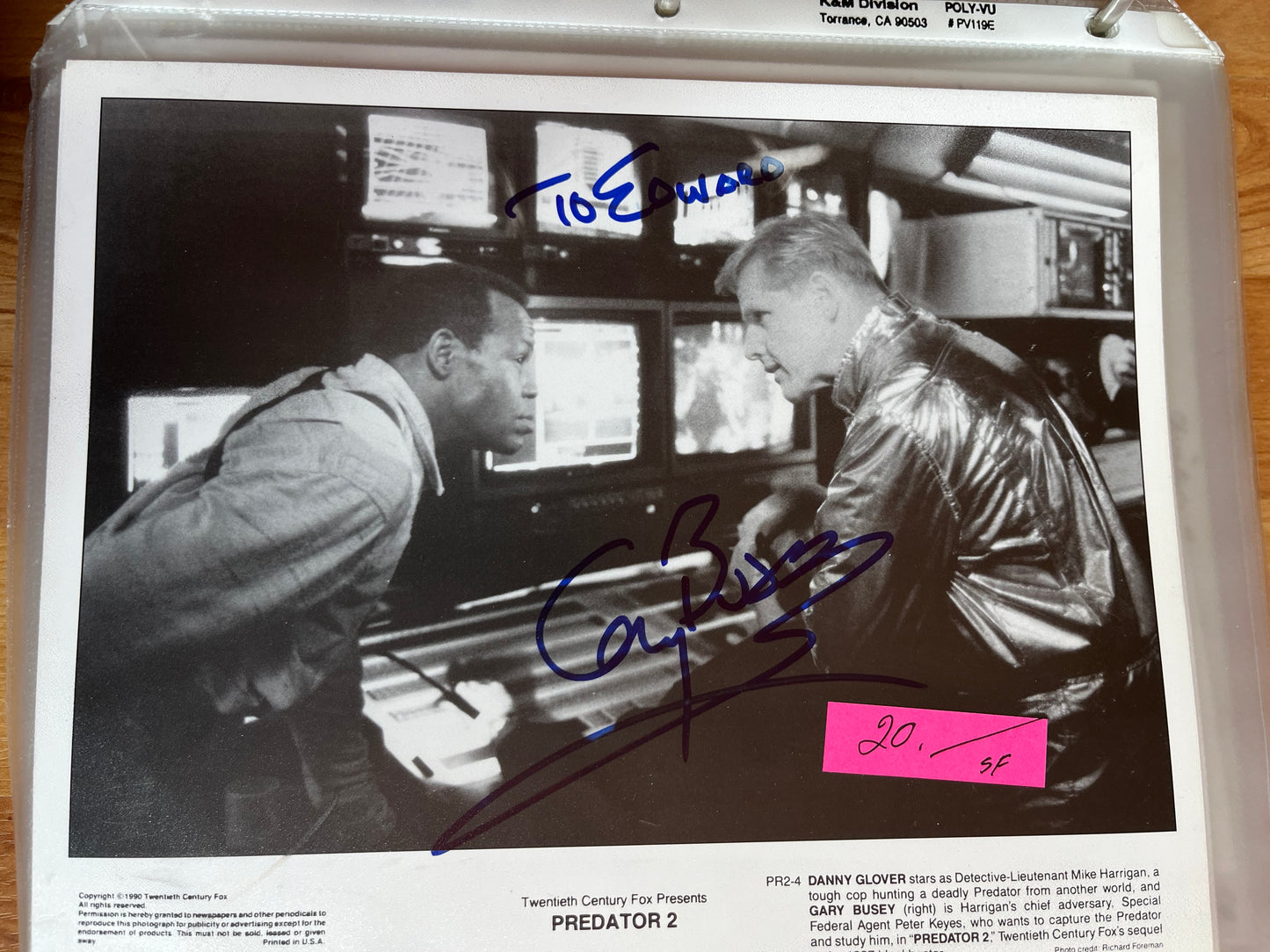 GARY BUSEY, autograph