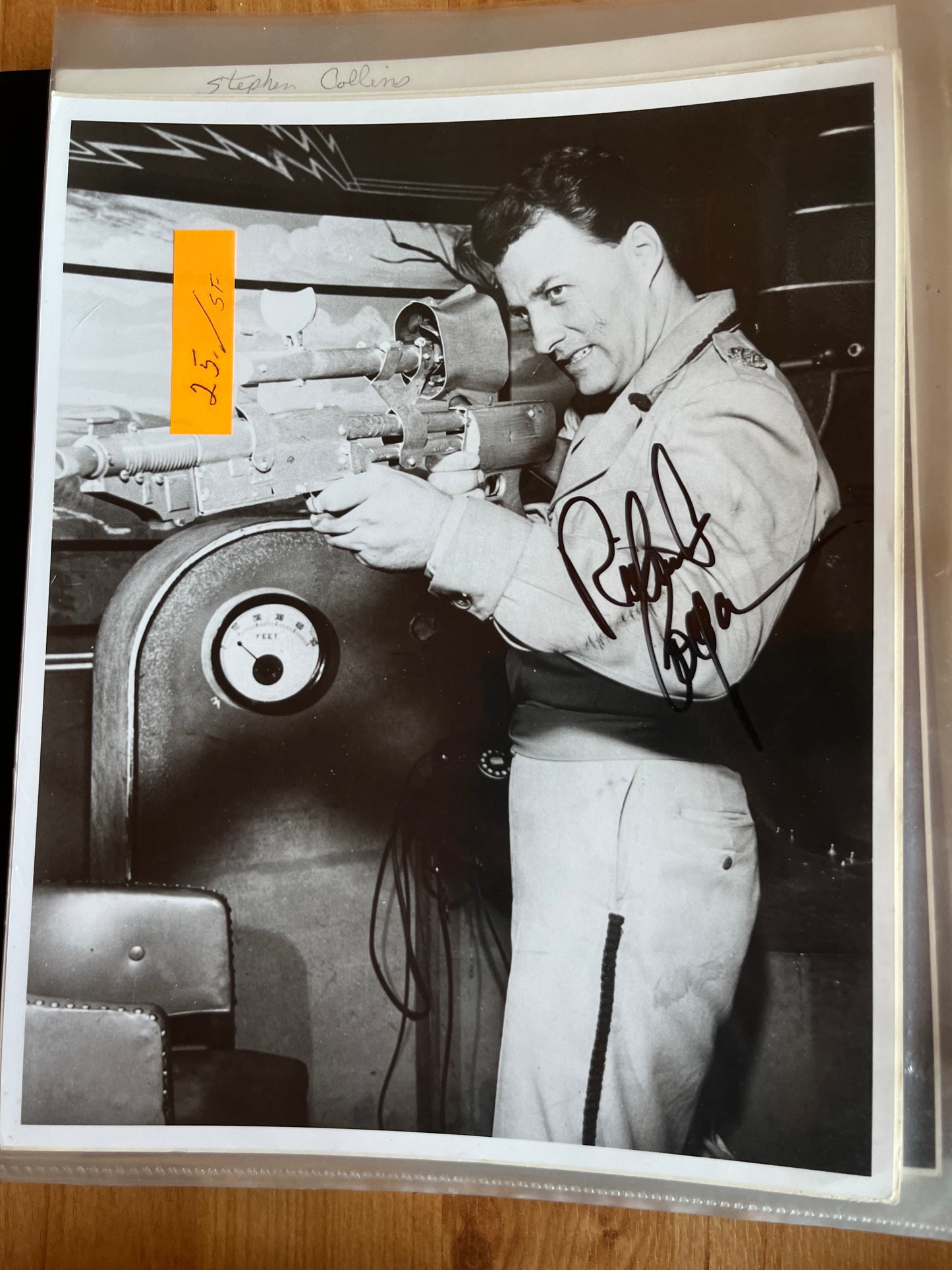 RICHARD COOGAN, Captain Video, autograph