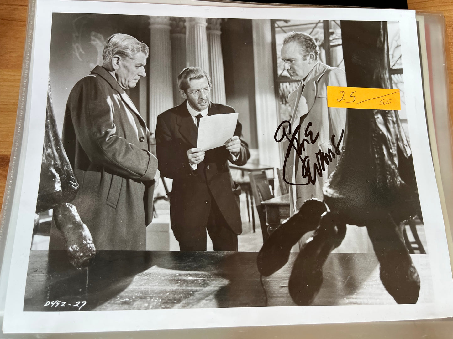 GENE EVANS, autograph