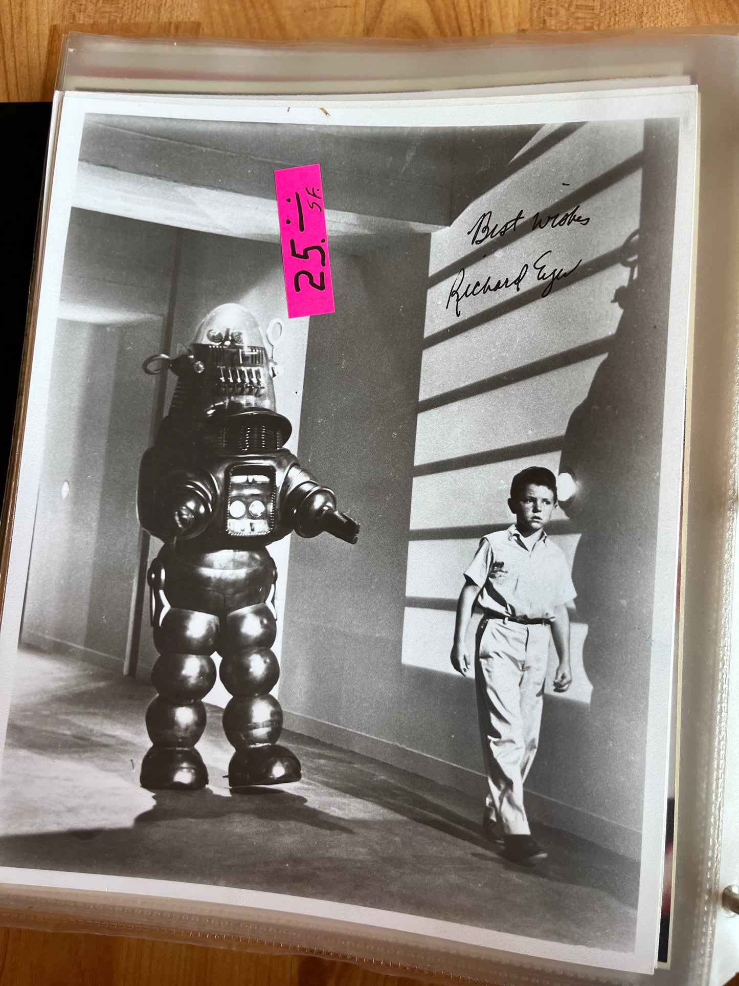 RICHARD EYER, autograph