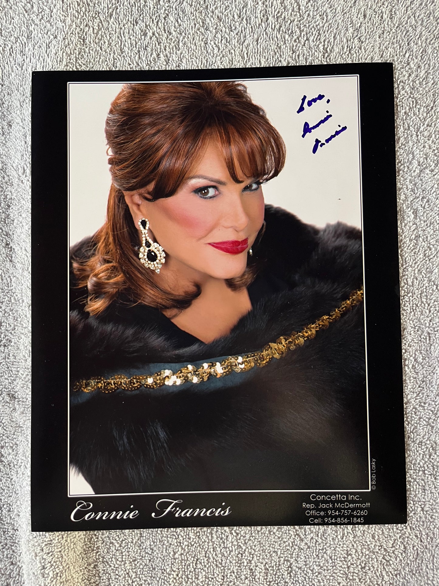CONNIE FRANCIS (Autographed Photo)
