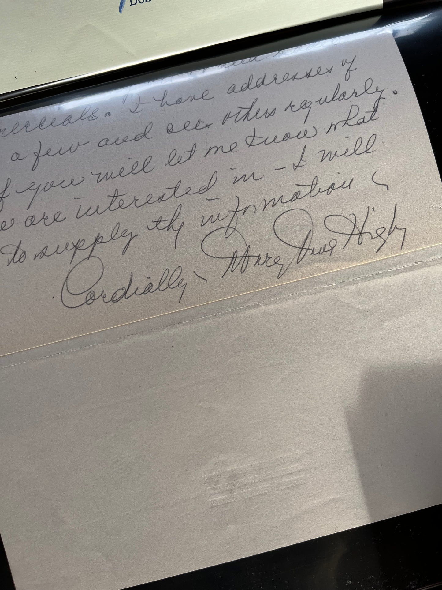 Mary Jane Higby from CBS RADIO MYSTERY THEATER (Autograph)