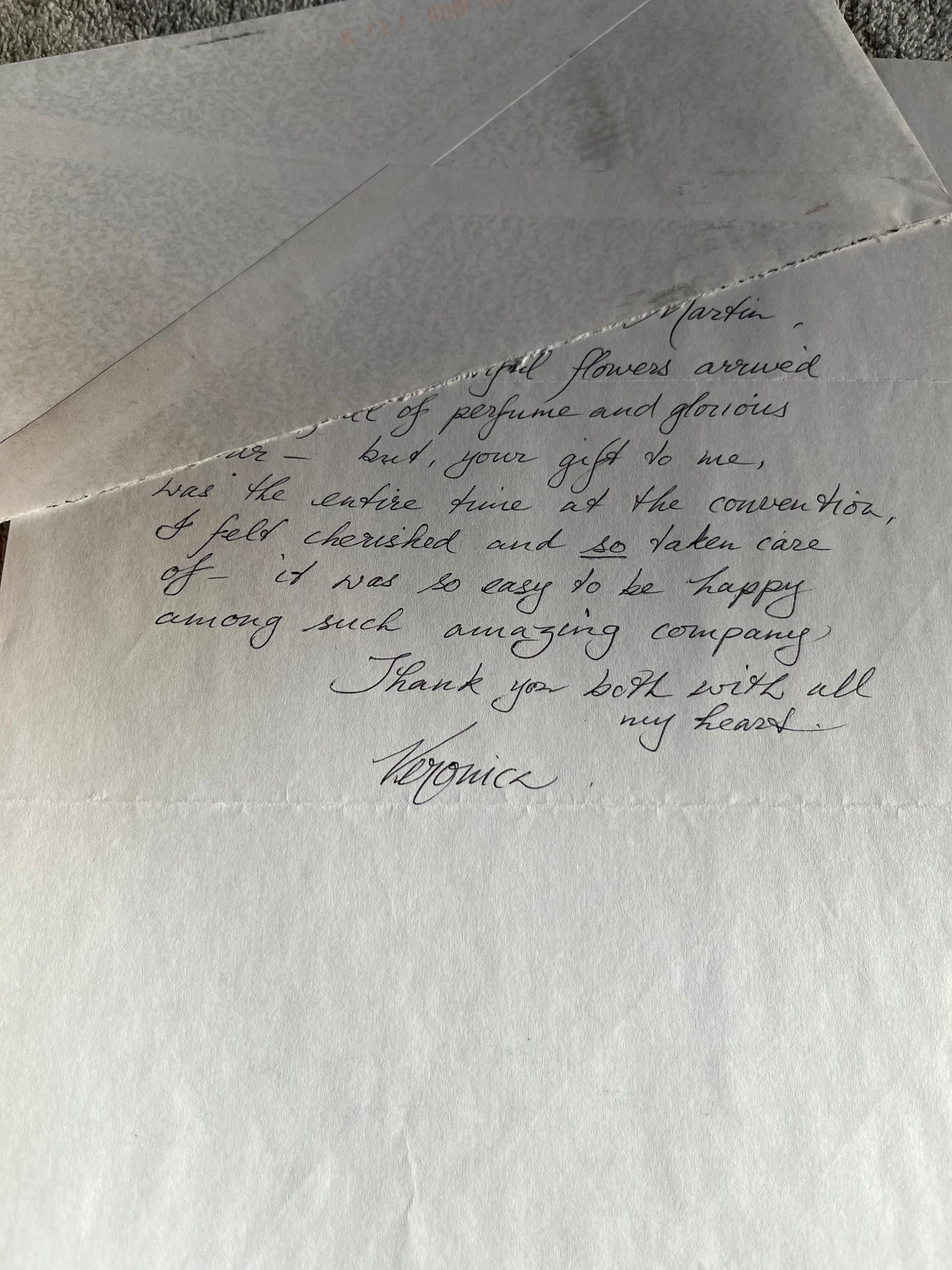 VERONICA CARLSON from Hammer Horror Movies (autograph)