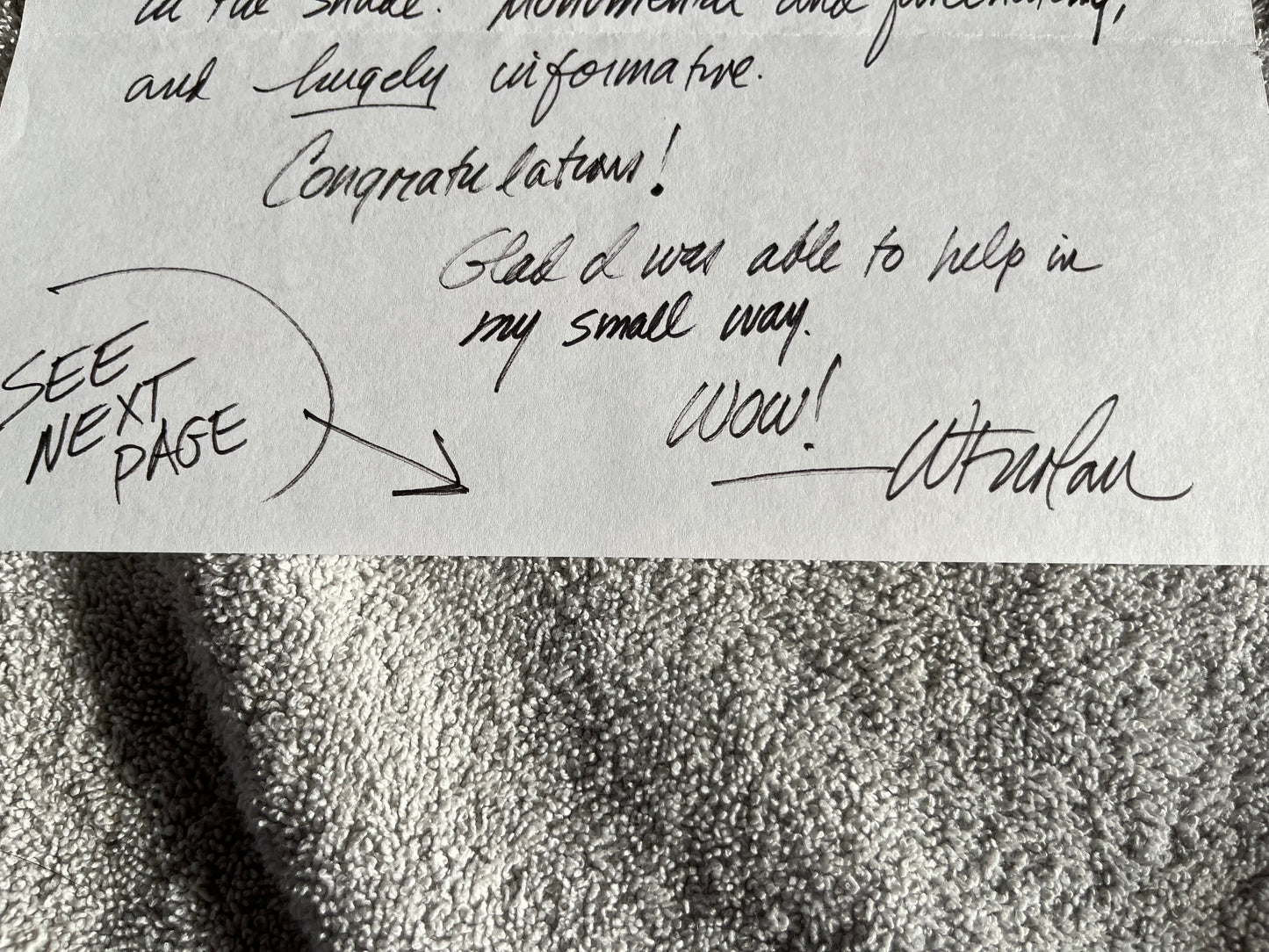 William F. Nolan from LOGAN'S RUN, TRILOGY OF TERROR (autograph)