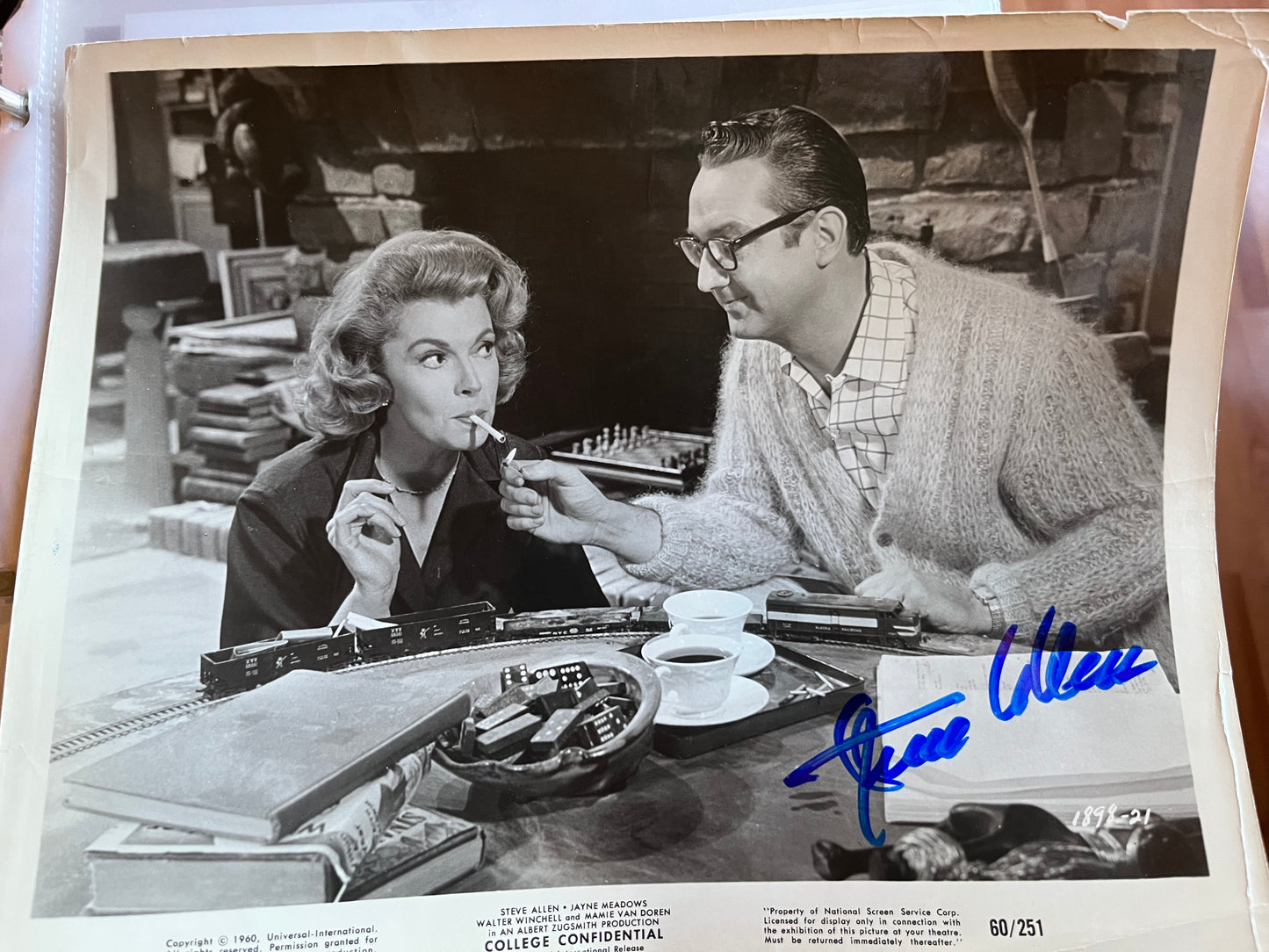 STEVE ALLEN, autograph