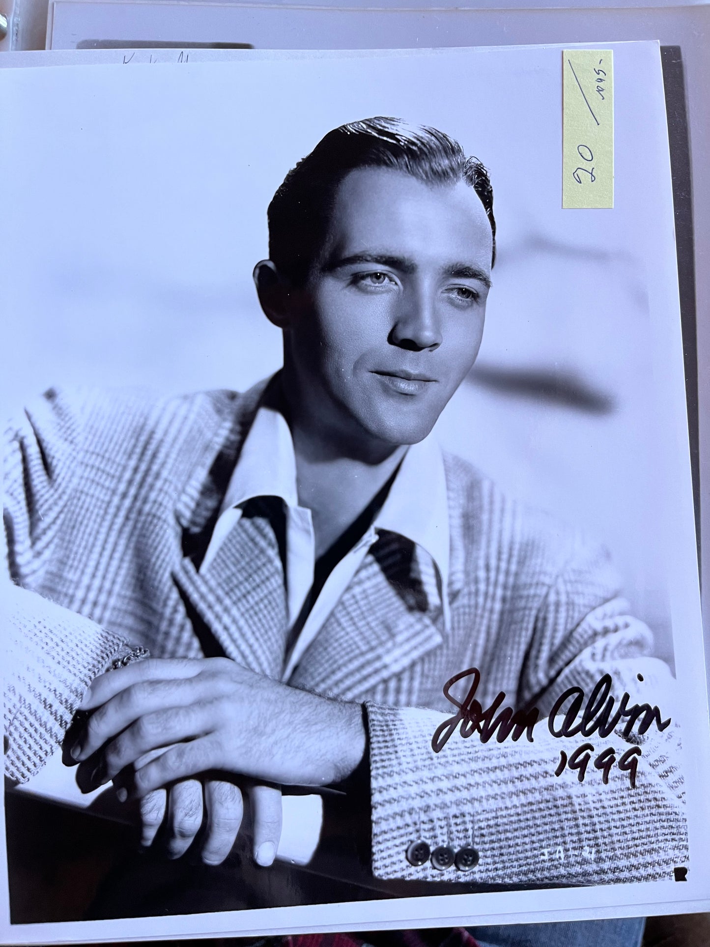 JOHN ALVIN, autograph