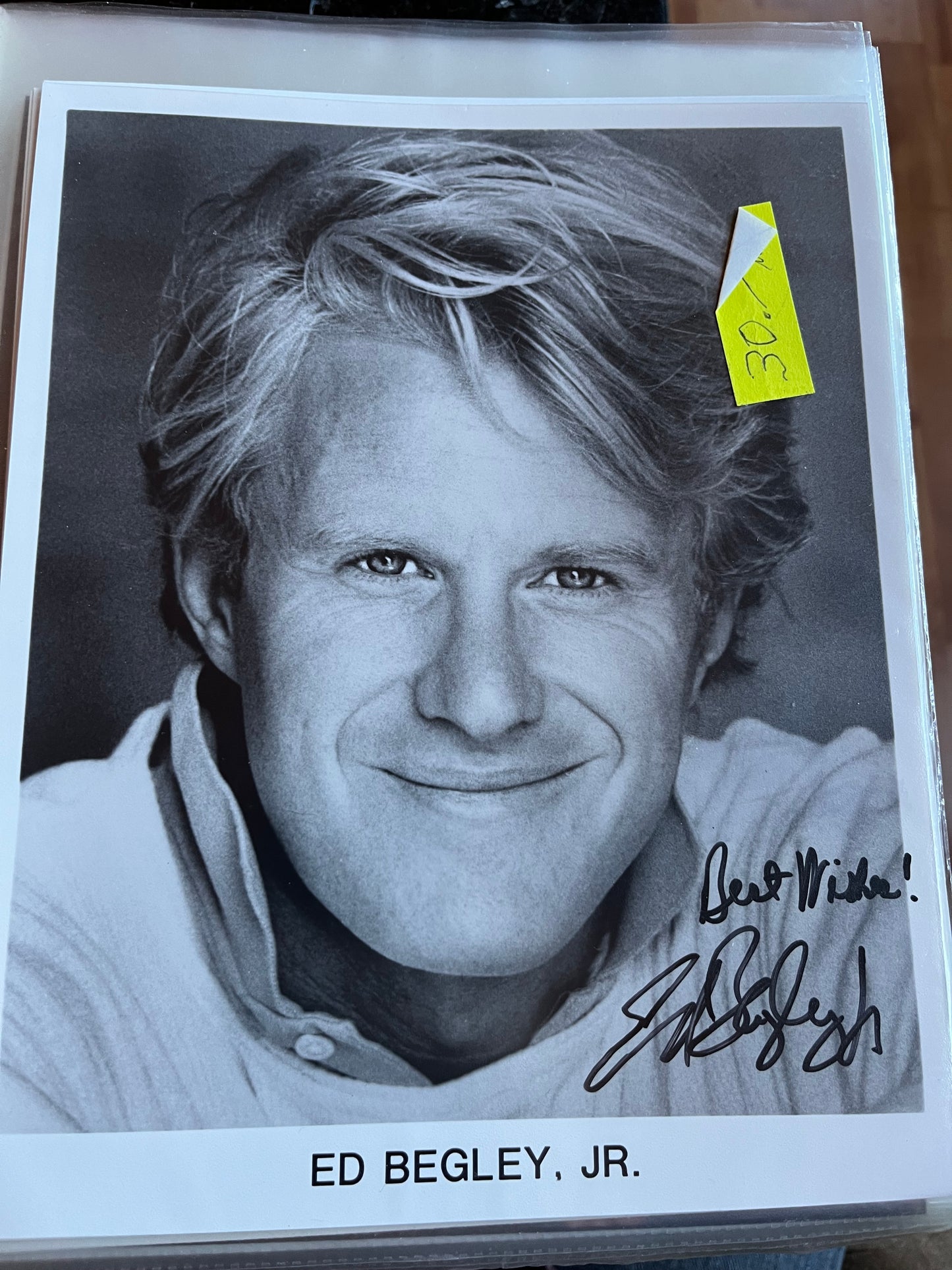 ED BEGLEY, JR., St. Elsewhere, autograph