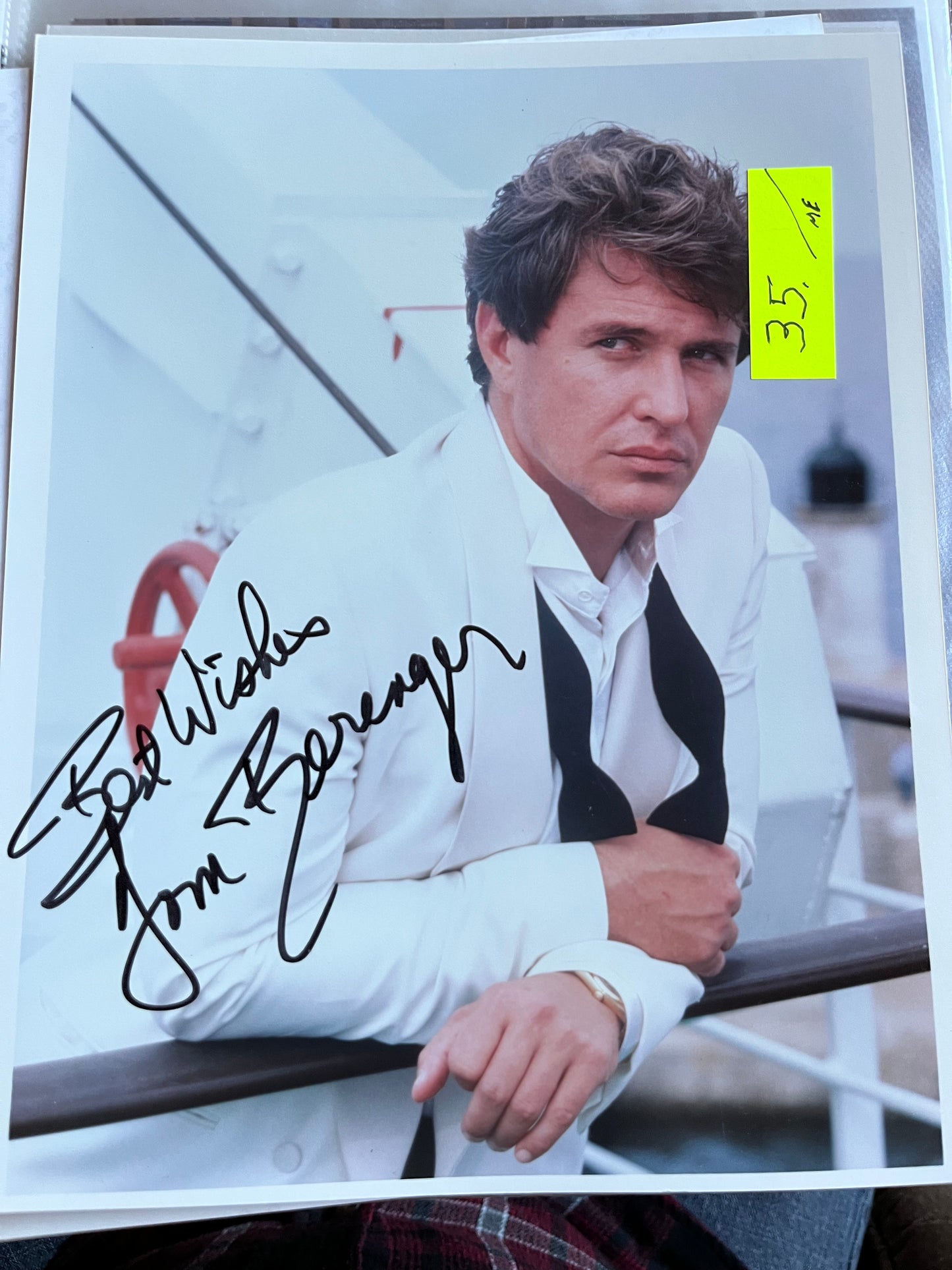 TOM BERENGER, Major League, Gettysburg, autograph