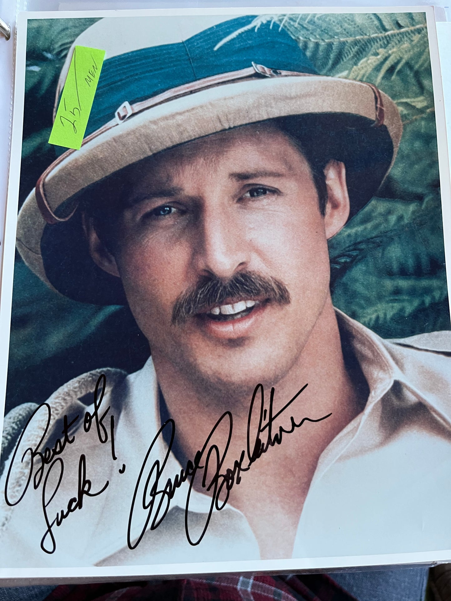 BRUCE BOXLEITNER, autograph